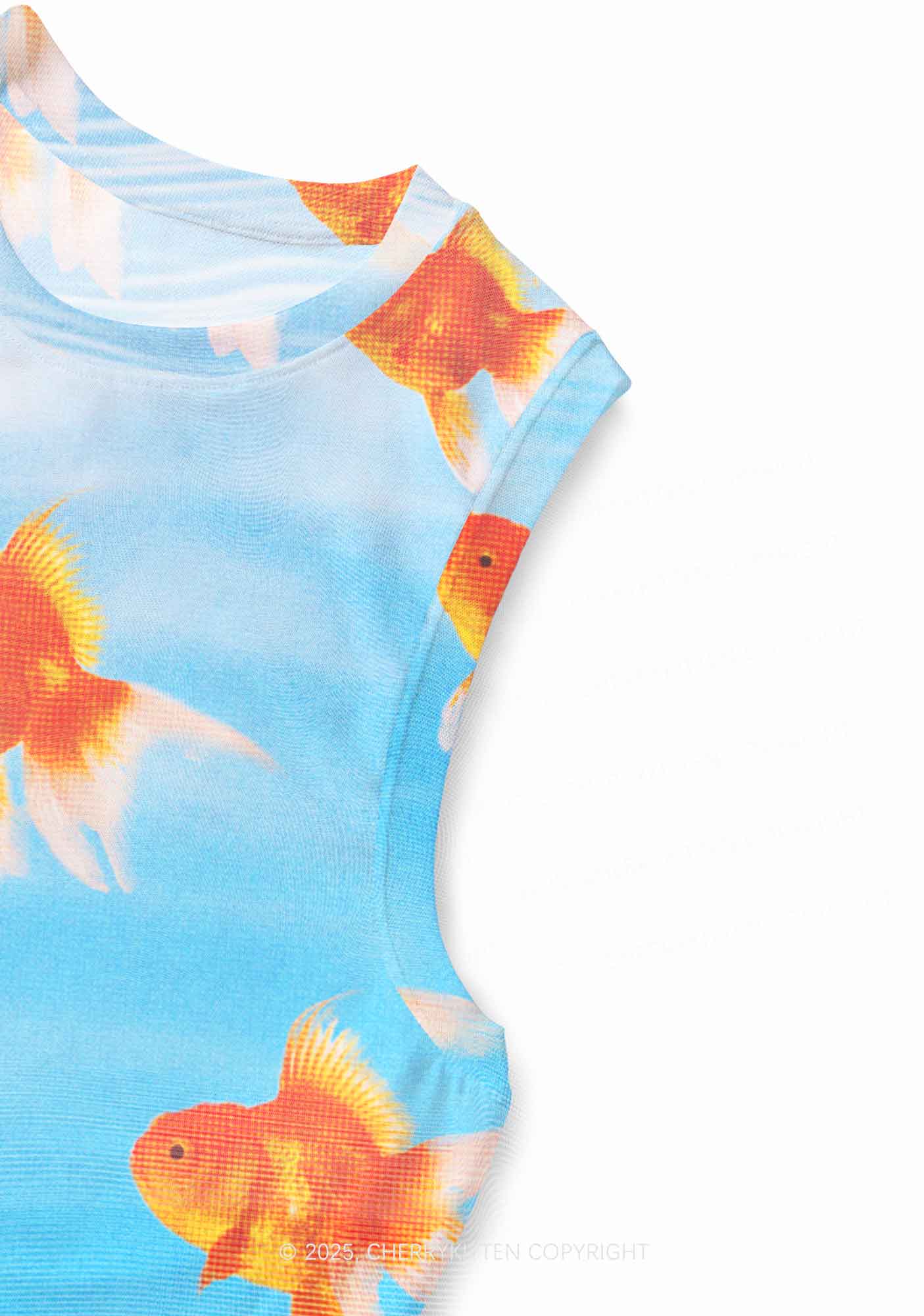 Goldfish Y2K Mesh Muscle Tank Cherrykitten - Image 4