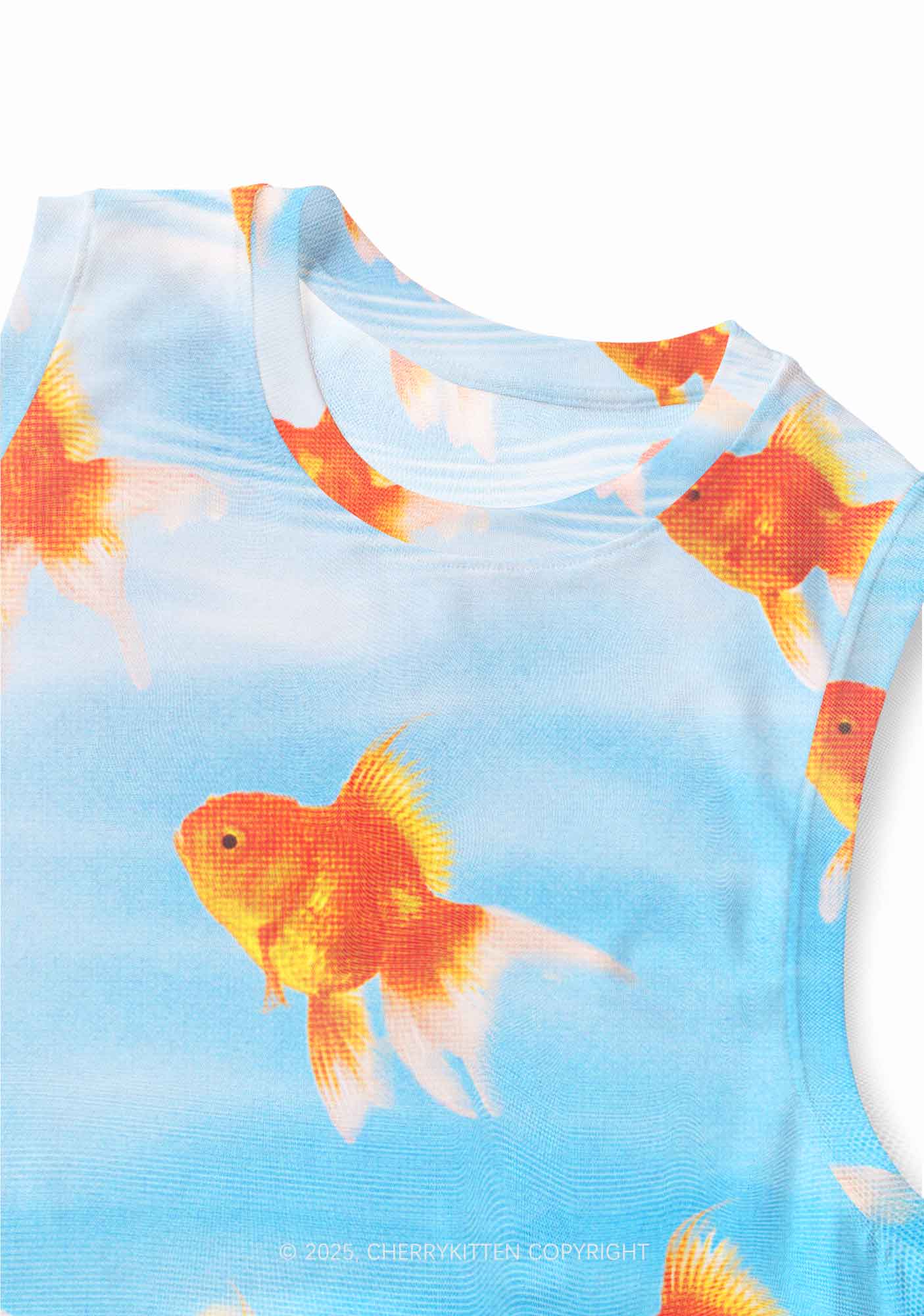 Goldfish Y2K Mesh Muscle Tank Cherrykitten - Image 5