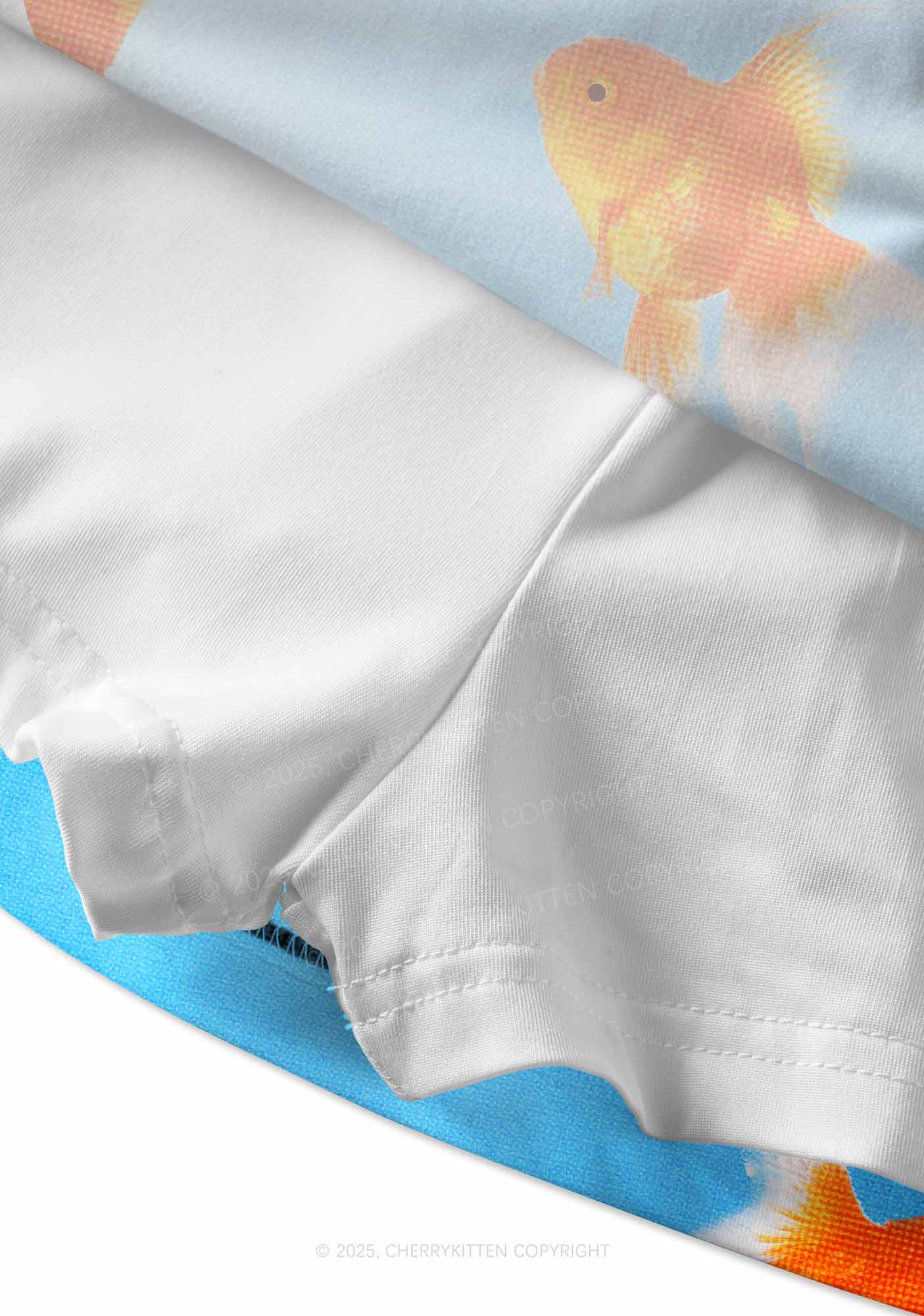 Goldfish Y2K Print Mini Skirt Cherrykitten - Image 3