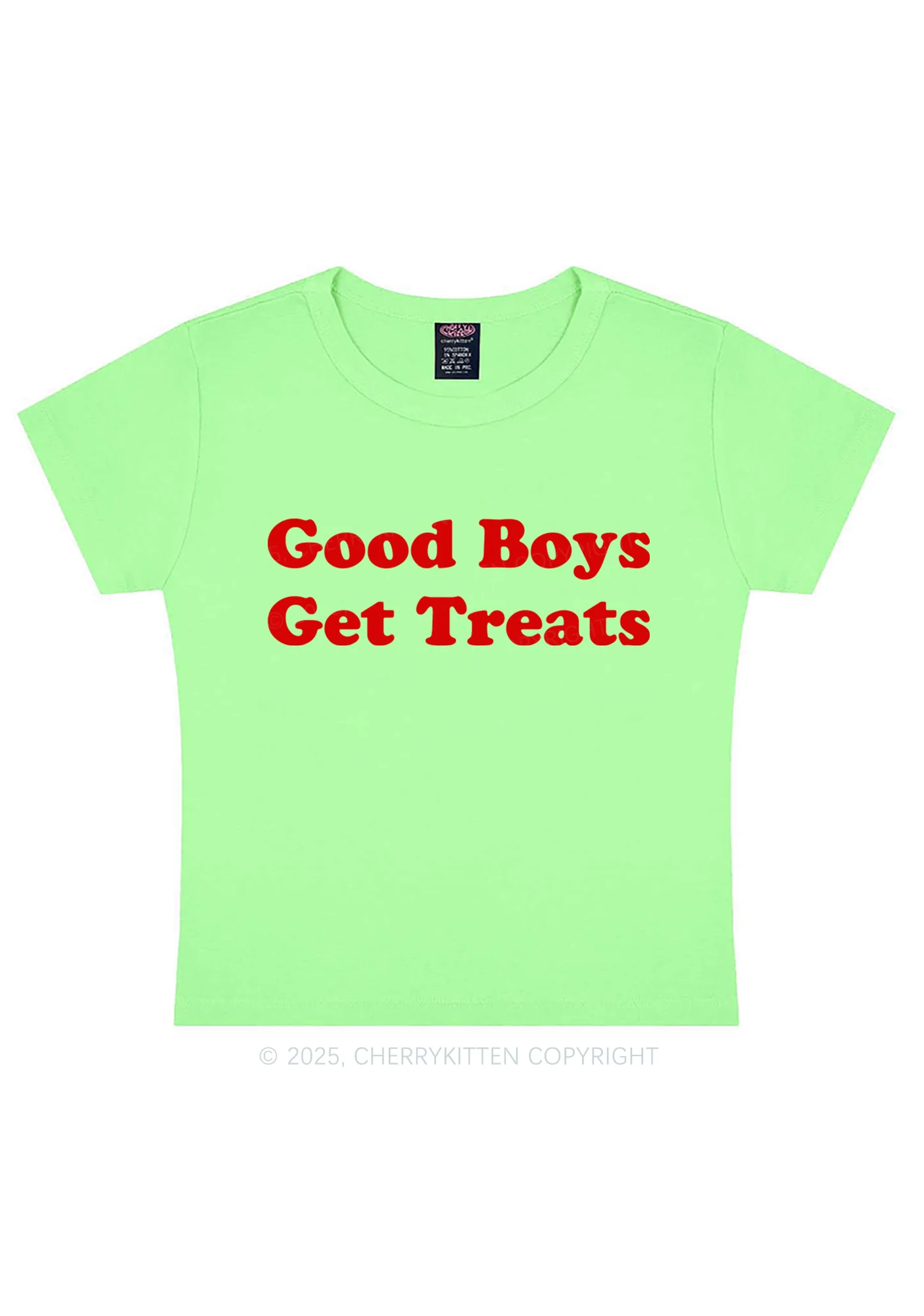 Good Boys Get Treats Y2K Baby Tee Cherrykitten - Image 11