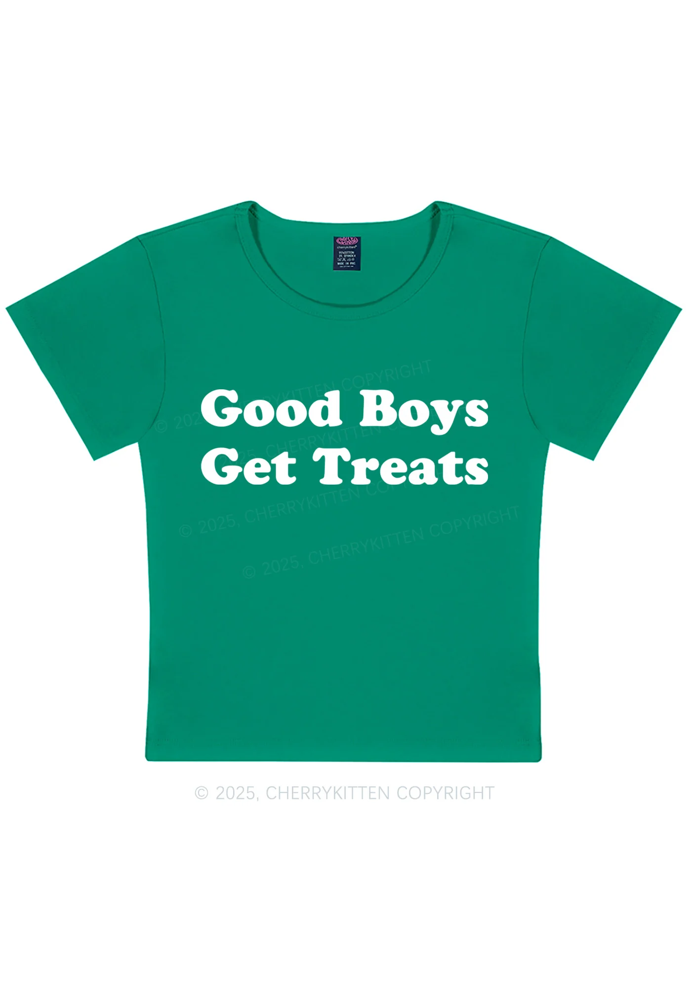 Good Boys Get Treats Y2K Baby Tee Cherrykitten - Image 12