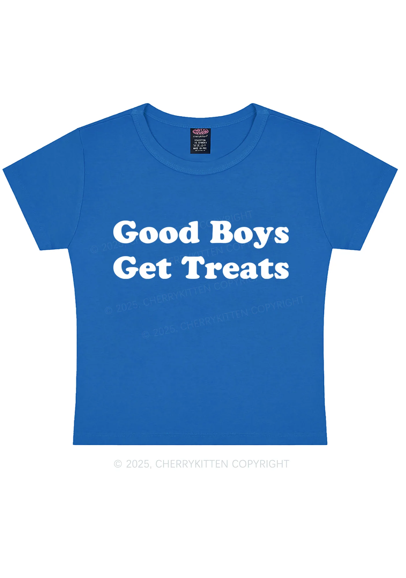Good Boys Get Treats Y2K Baby Tee Cherrykitten - Image 8
