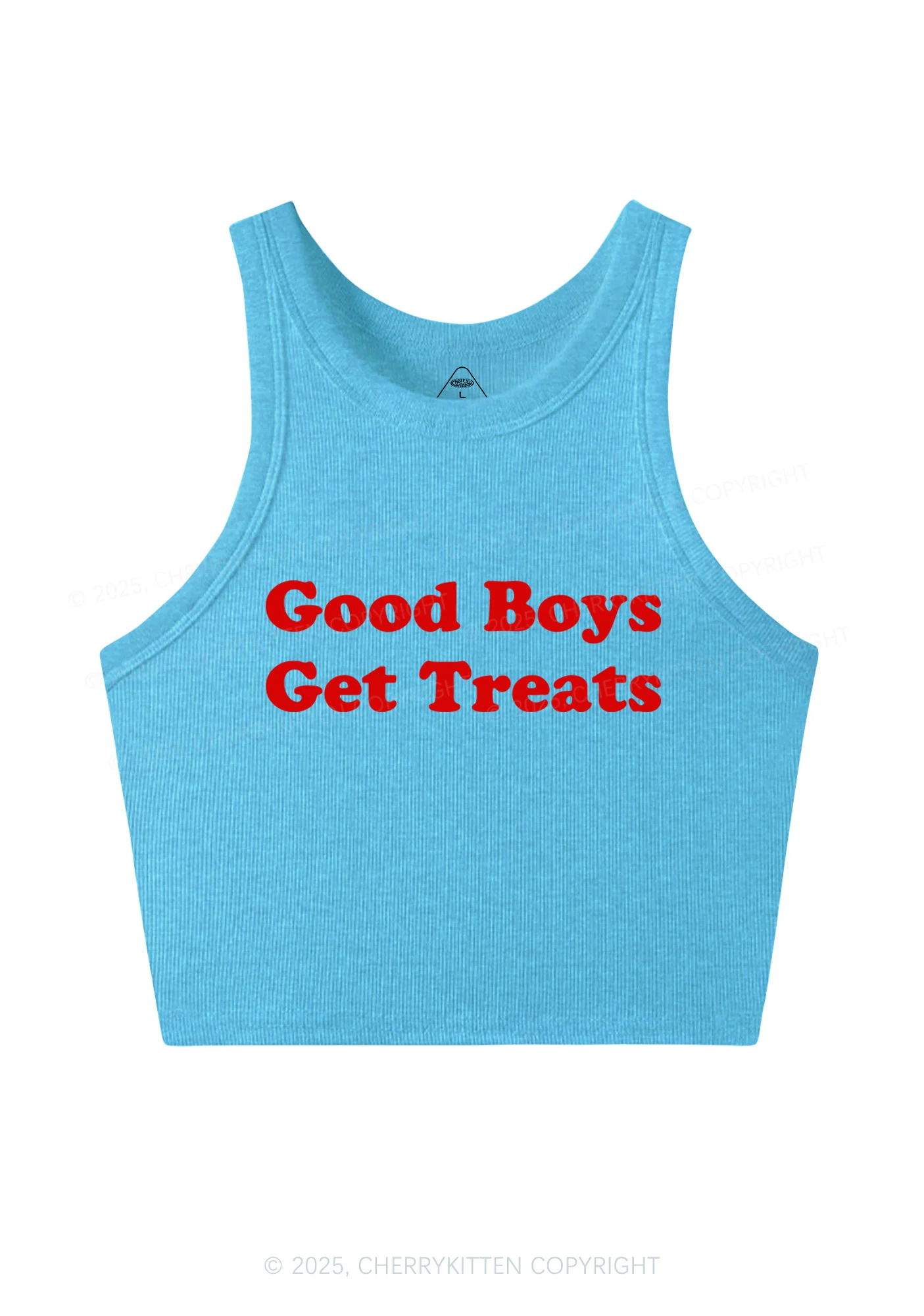 Good Boys Get Treats Y2K Crop Tank Top Cherrykitten - Image 4