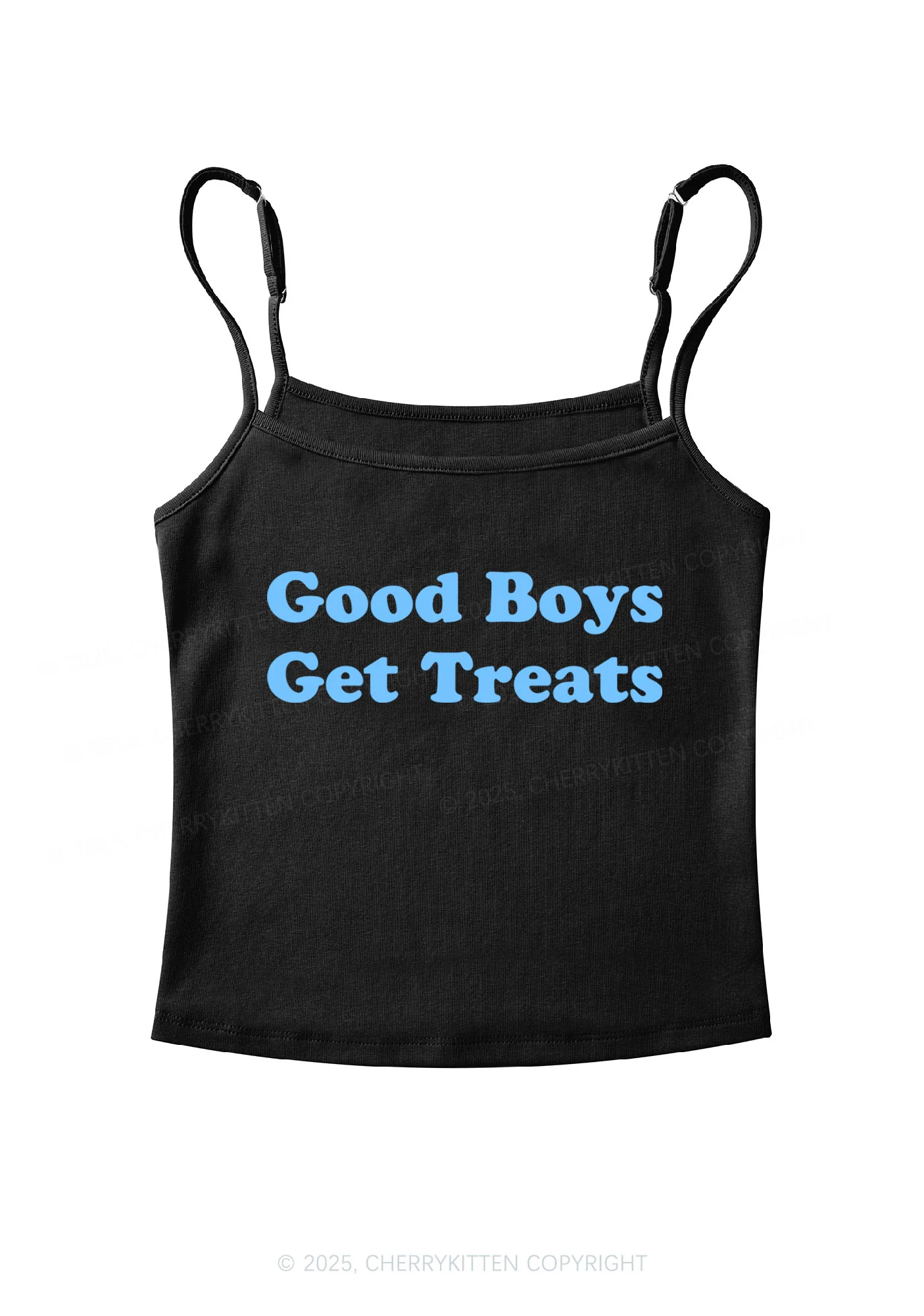 Good Boys Get Treats Y2K Spaghetti Strap Cami Cherrykitten - Image 3
