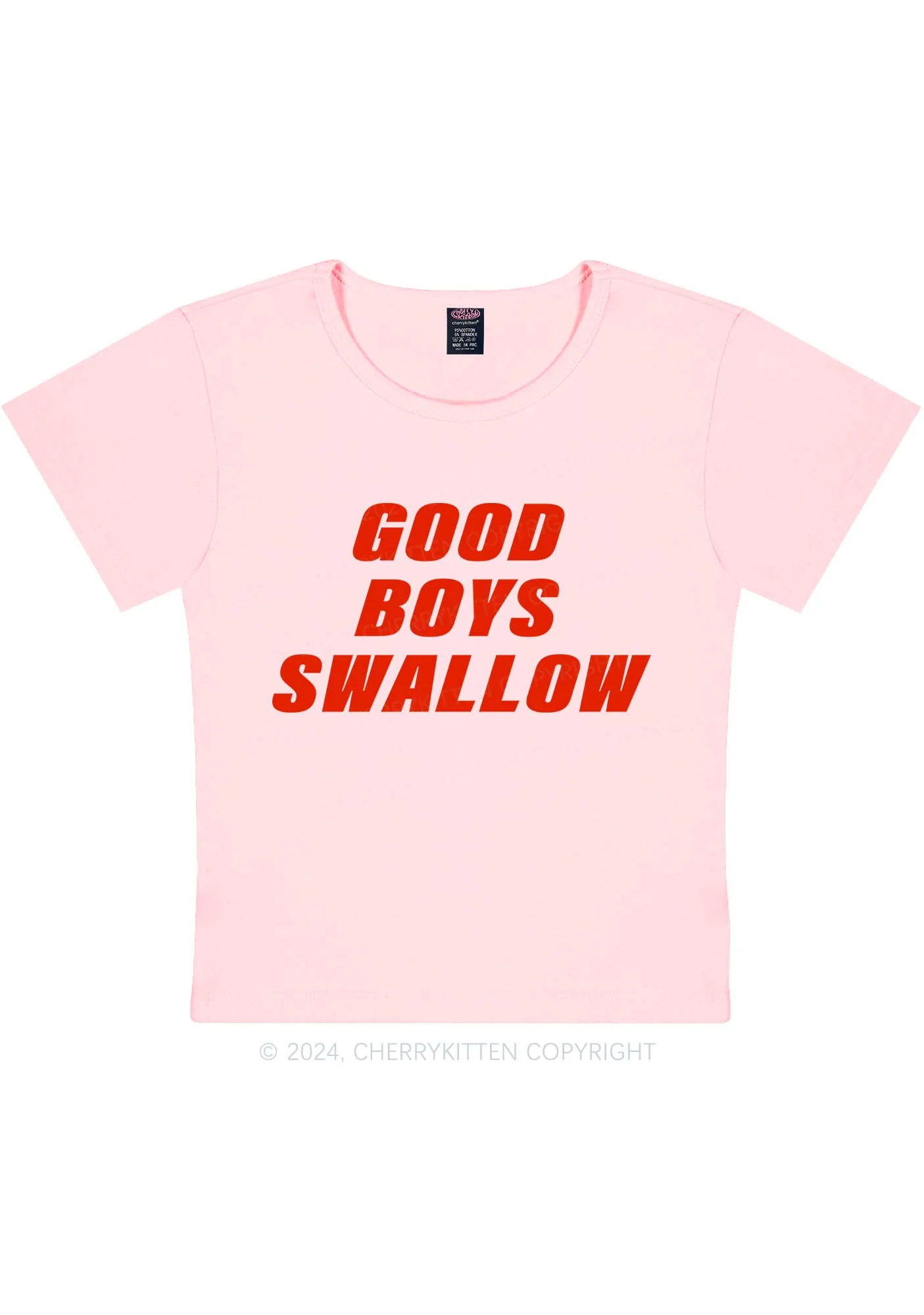 Good Boys Swallow Y2K Baby Tee Cherrykitten - Image 8