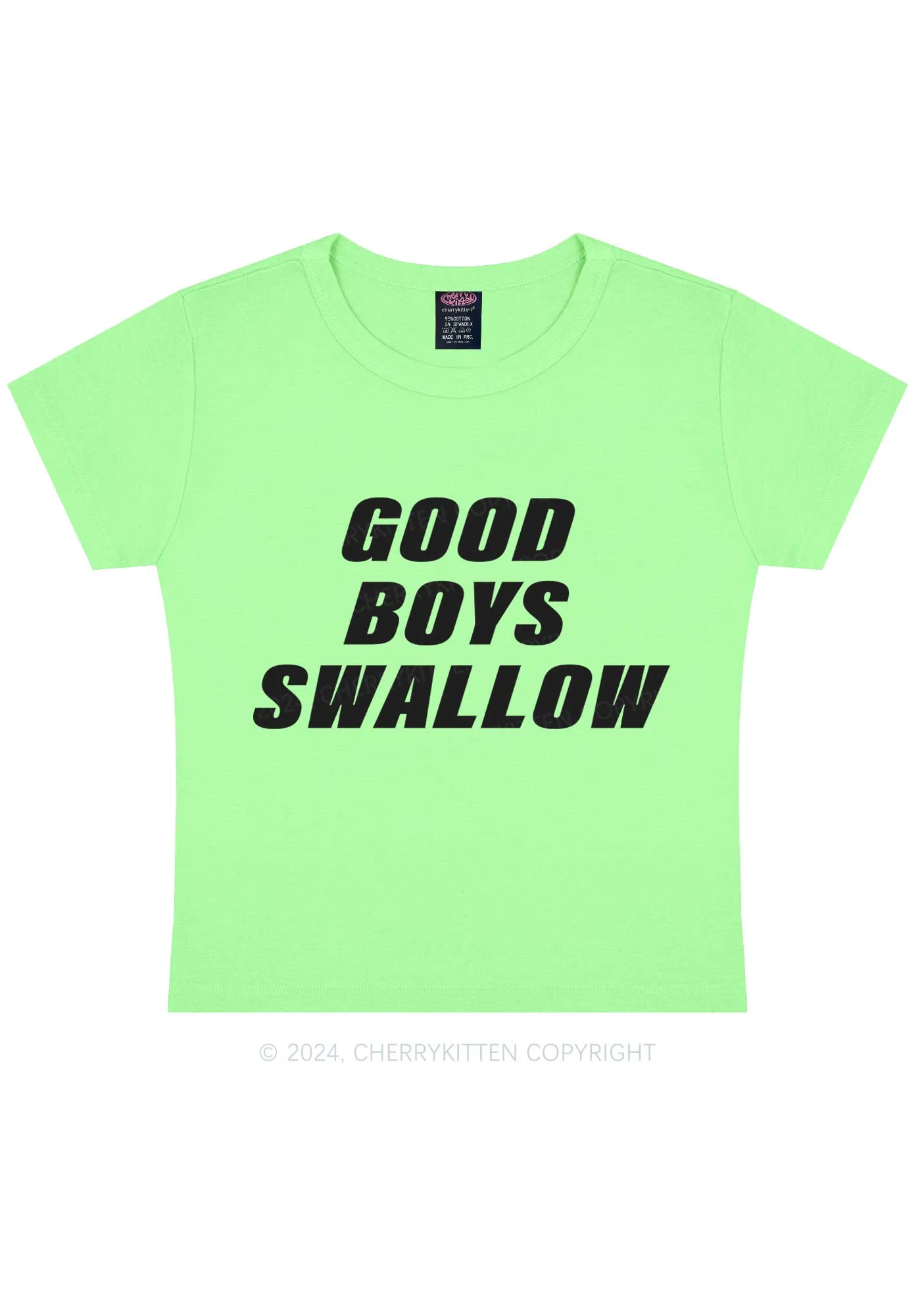 Good Boys Swallow Y2K Baby Tee Cherrykitten - Image 9