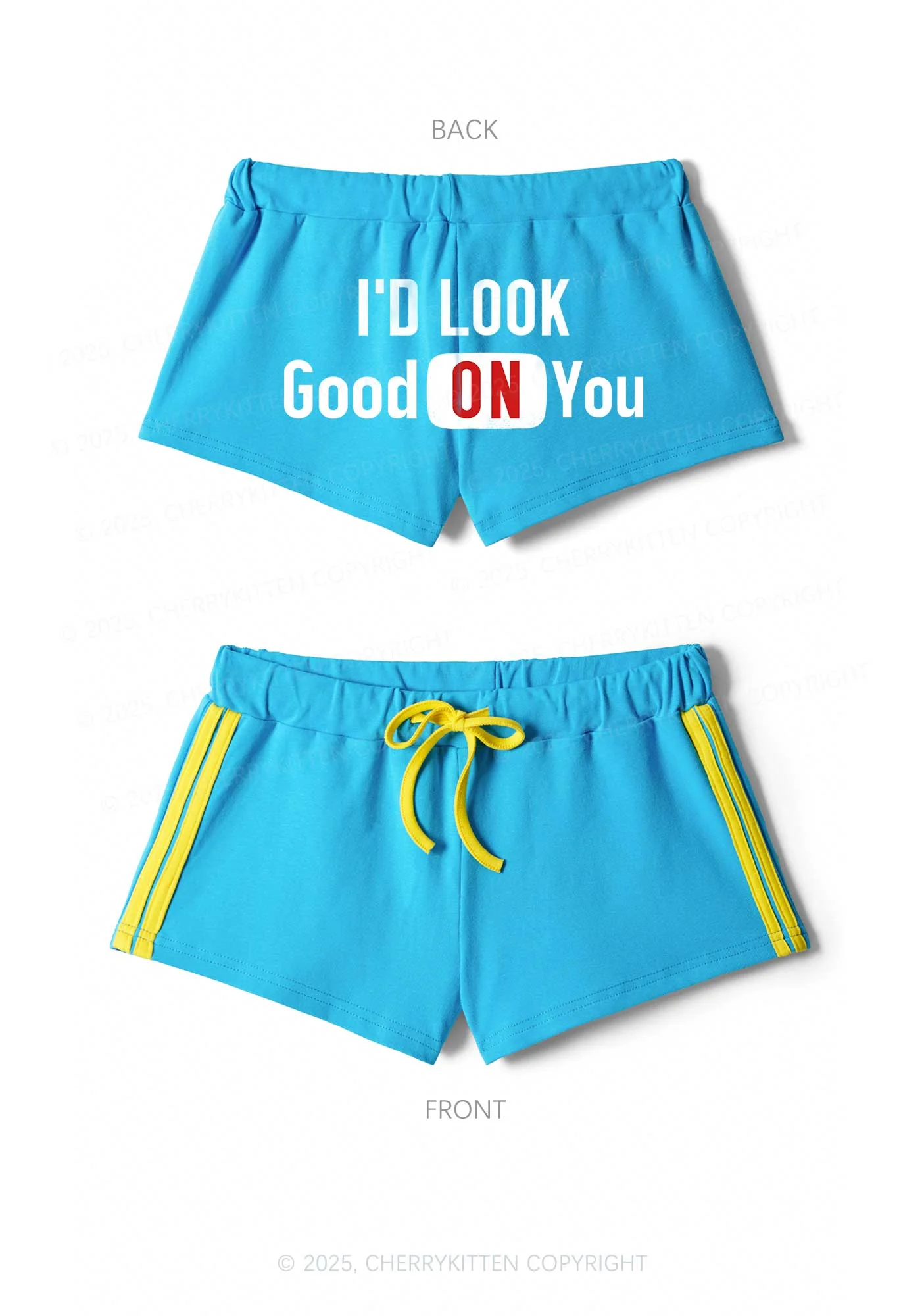 Good On You Y2K Drawstring Mini Shorts Cherrykitten - Image 5