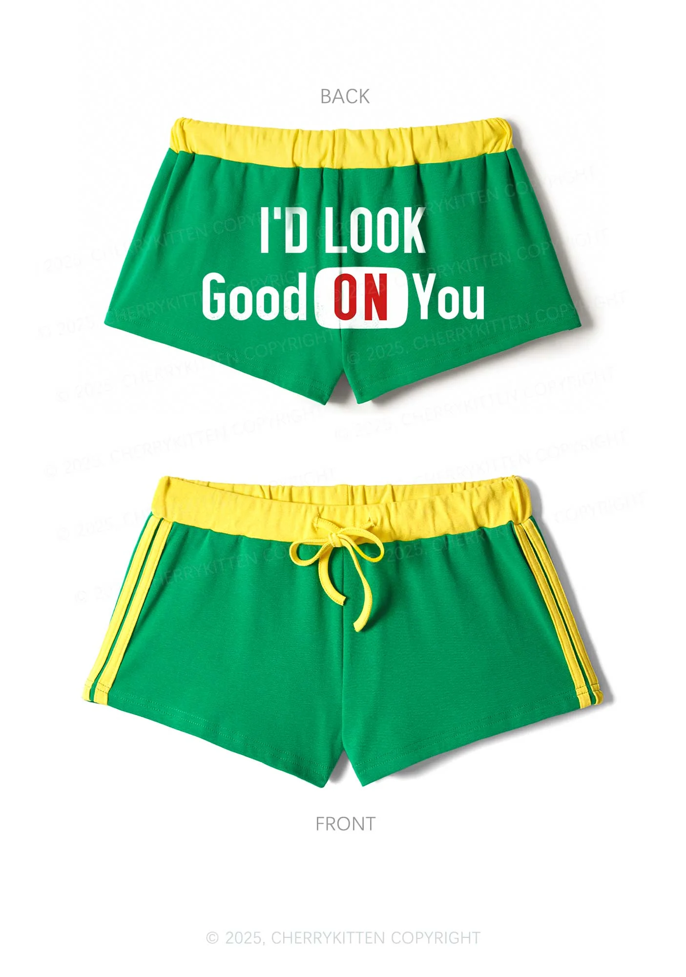 Good On You Y2K Drawstring Mini Shorts Cherrykitten - Image 6
