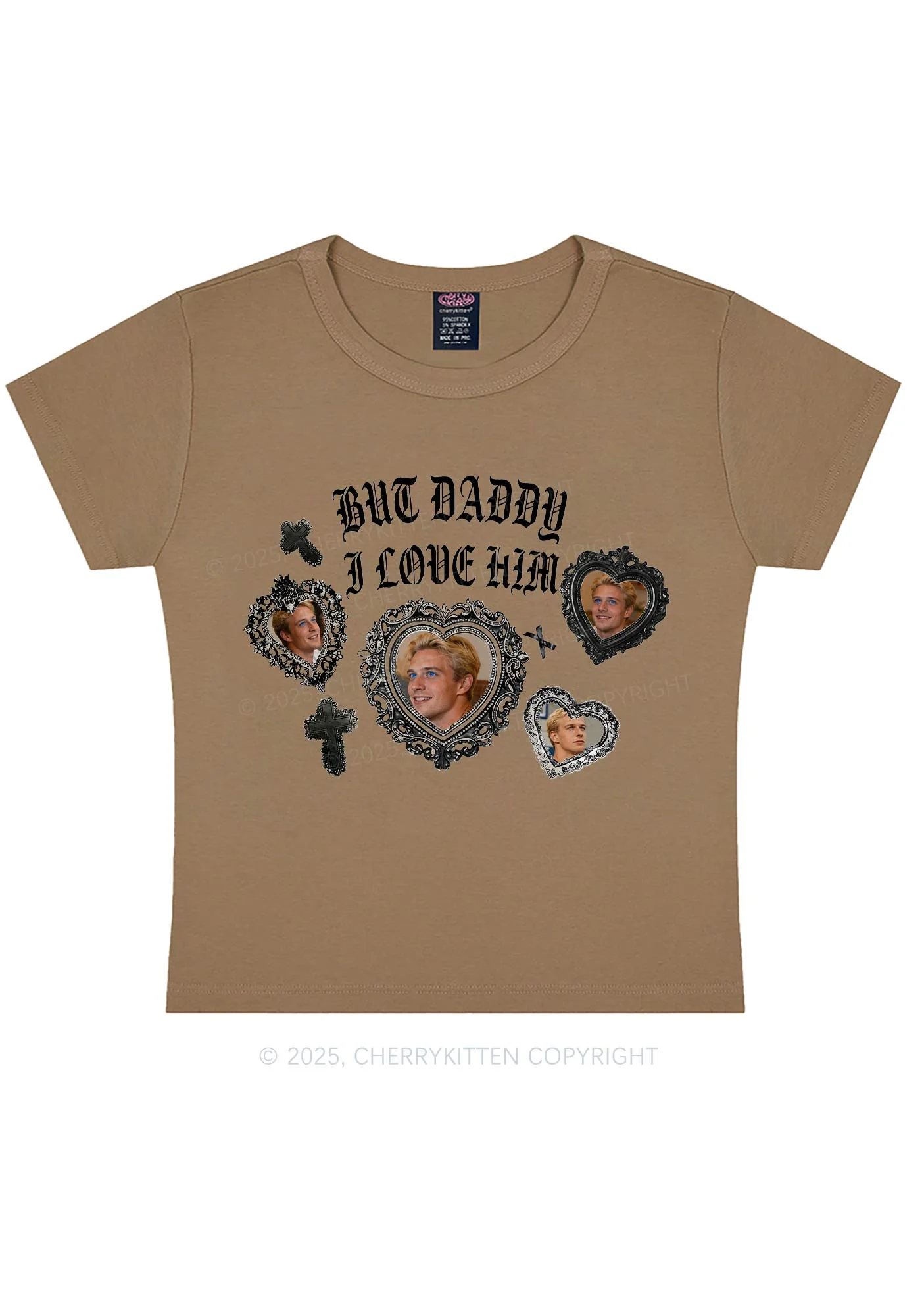 Gothic But Daddy I Love Him Y2K Baby Tee Cherrykitten - Image 10