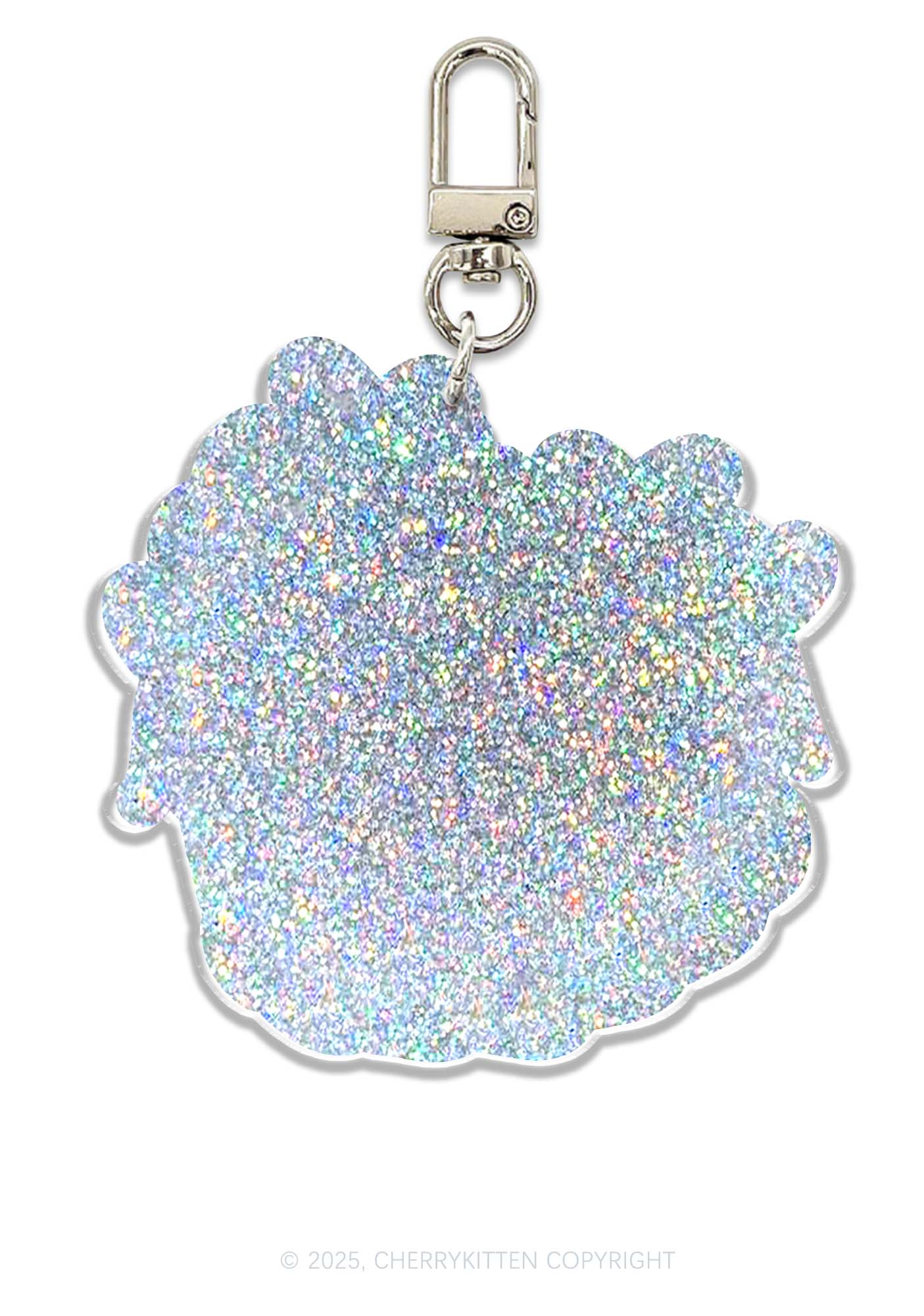 Green Brat 1Pc Y2K Glitter Keychain Cherrykitten - Image 2