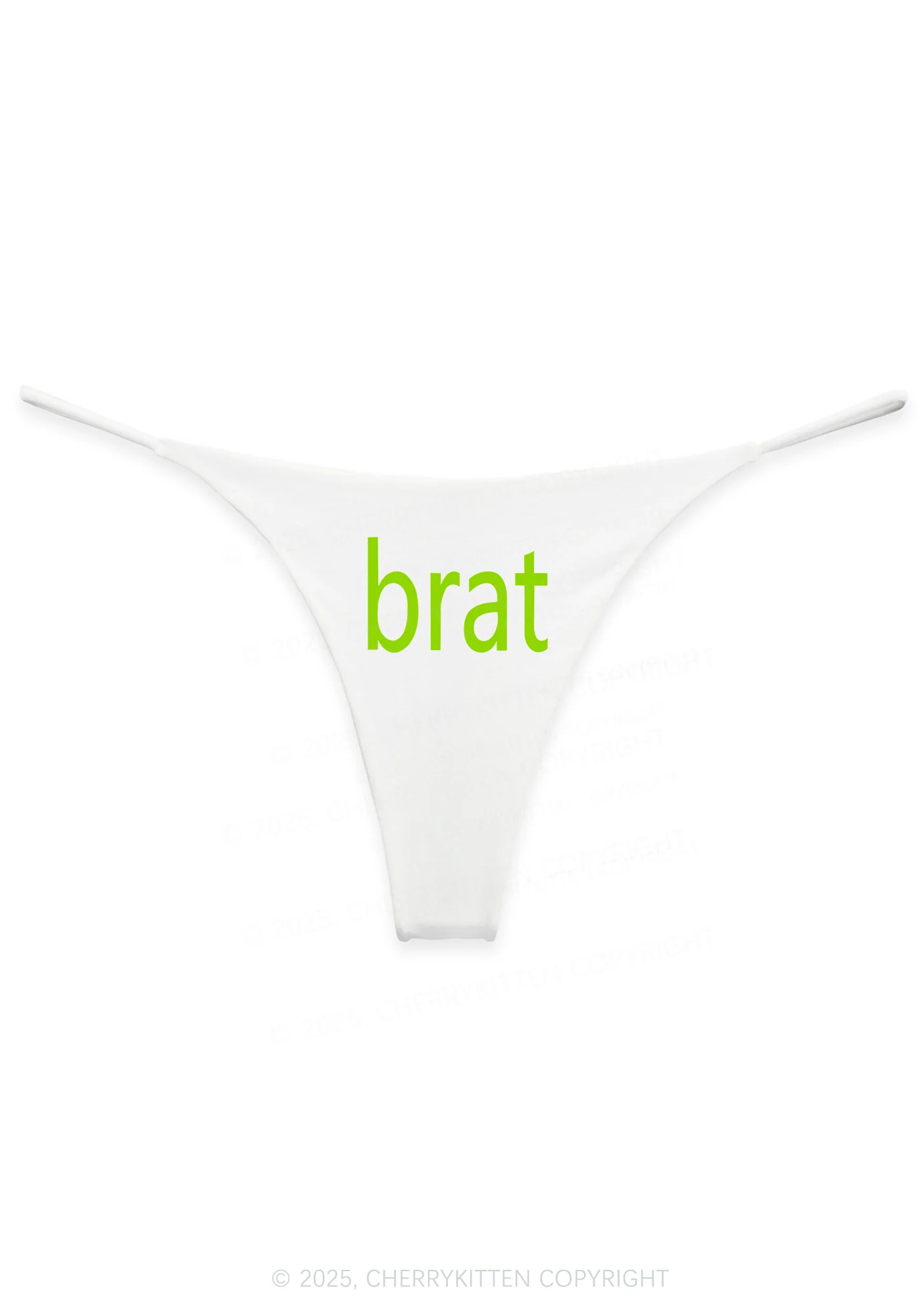 Green Brat Y2K Bikini String Thong Cherrykitten - Image 4