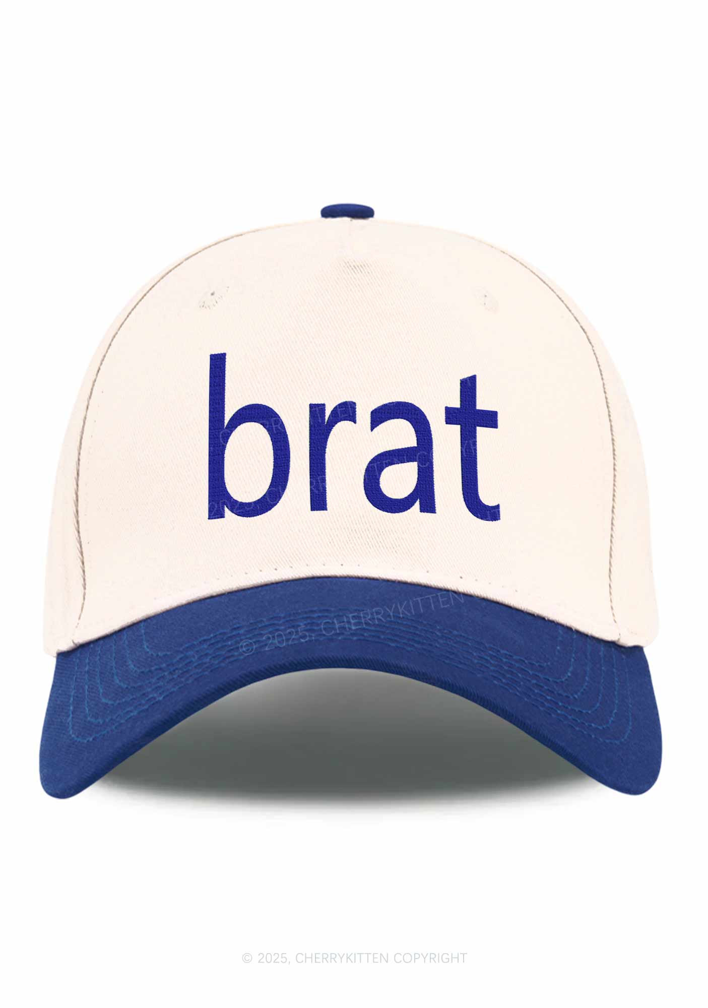 Green Brat Y2K Color Block Baseball Cap Cherrykitten - Image 5