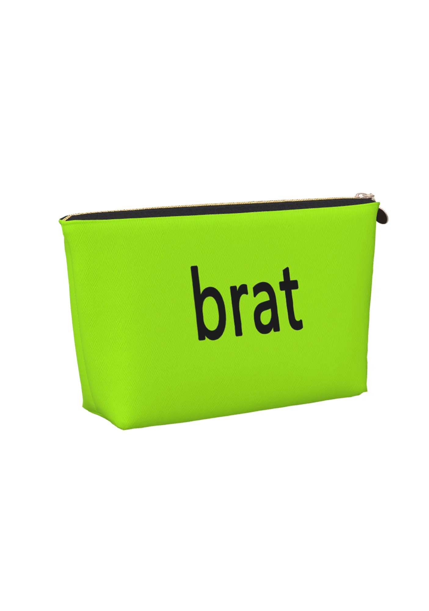 Green Brat Y2K Leather Makeup Bag Cherrykitten - Image 3