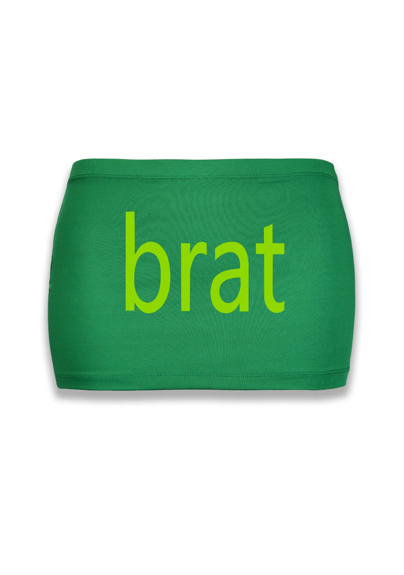 Green Brat Y2K Mini Hip Skirt Cherrykitten - Image 3