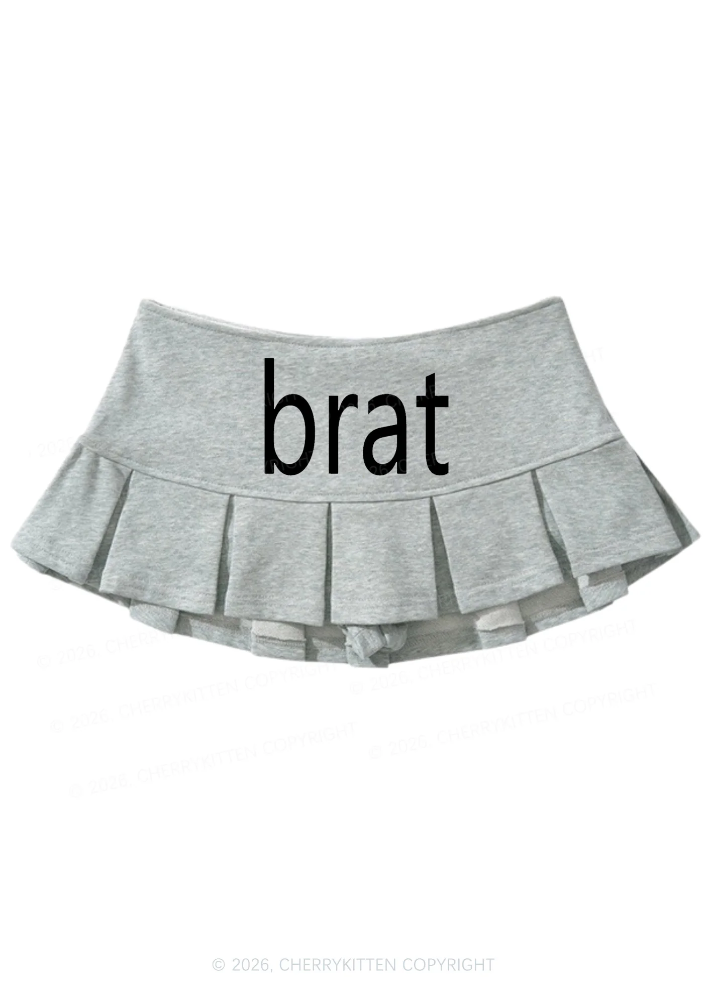 Green Brat Y2K Mini Pleated Skirts Cherrykitten - Image 4