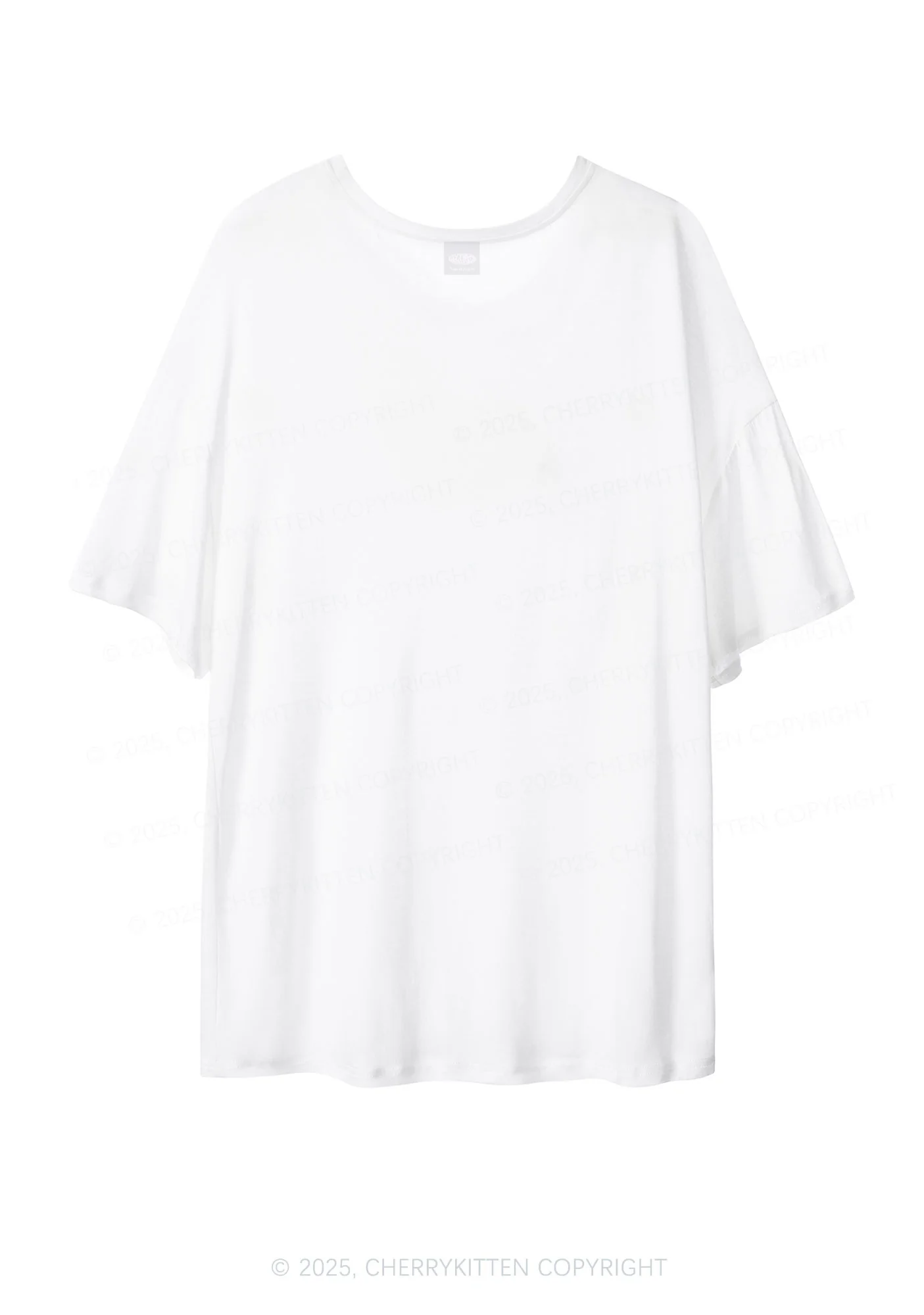 Green Brat Y2K Sheer Boyfriend Tee Cherrykitten - Image 5