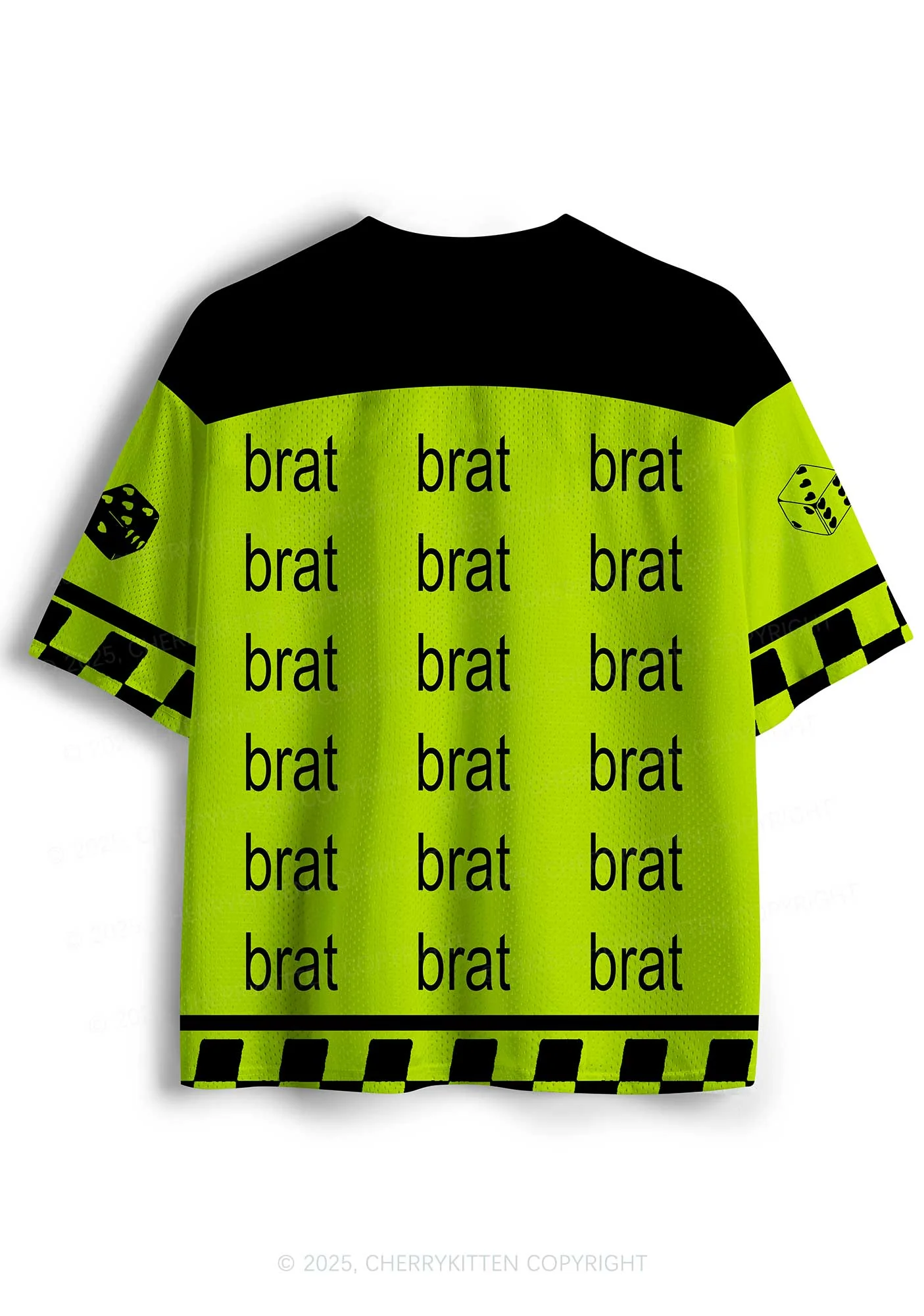 Green Brat Y2K Sport Jersey Shirts Cherrykitten - Image 4