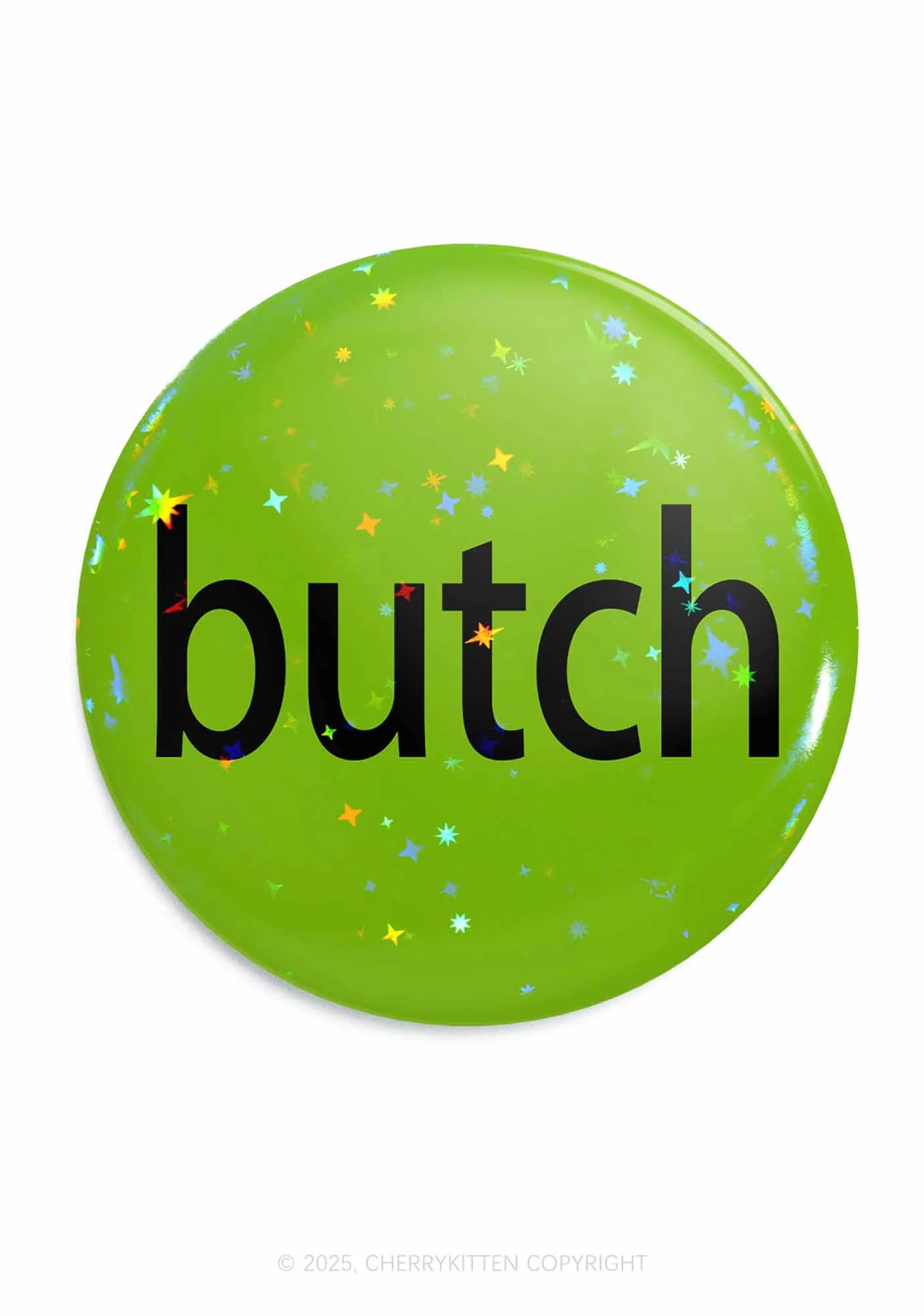Green Butch Pride 1Pc Y2K Pin Badge Cherrykitten - Image 4