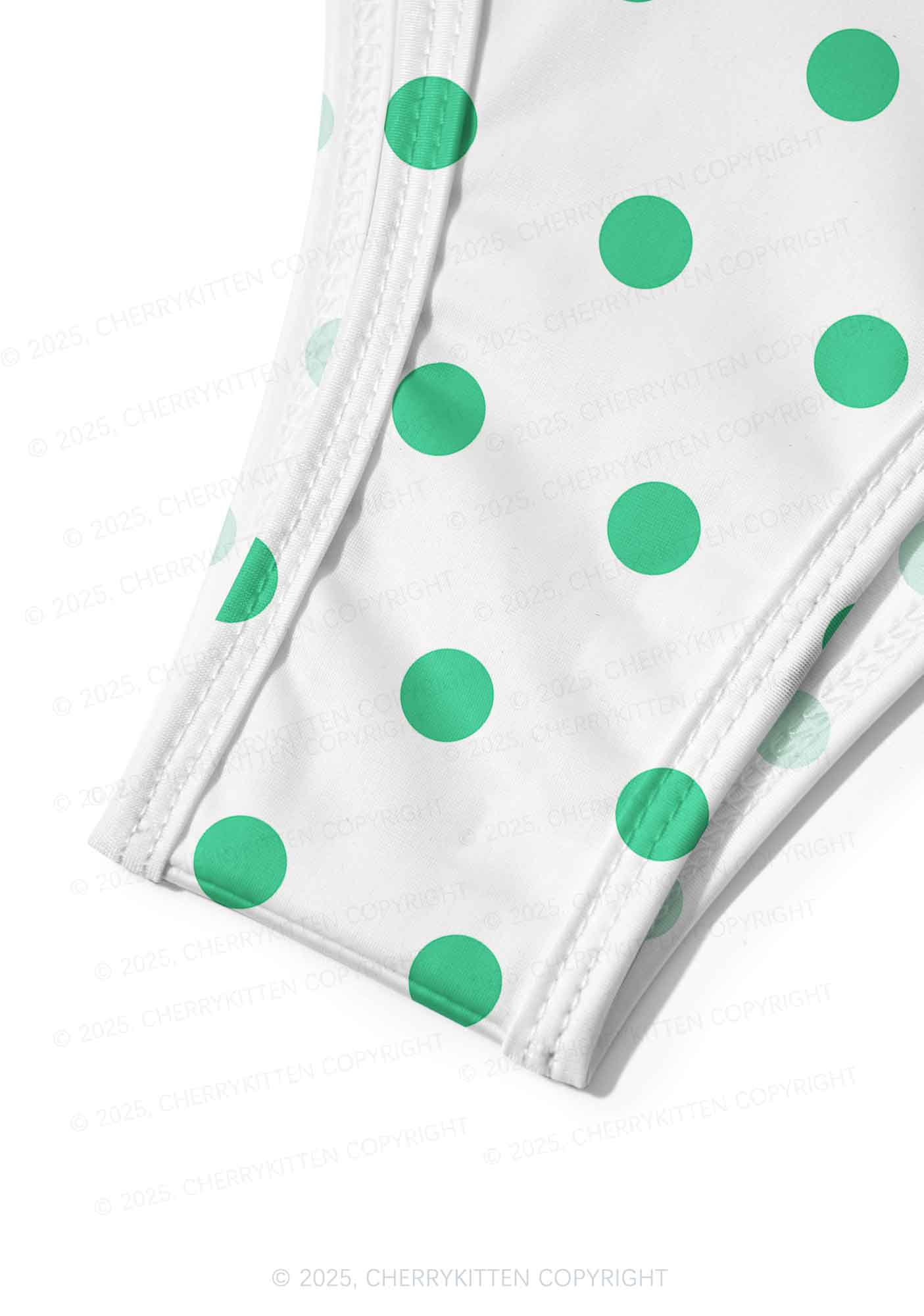 Green Dots Y2K Print Bikini Set Cherrykitten - Image 6