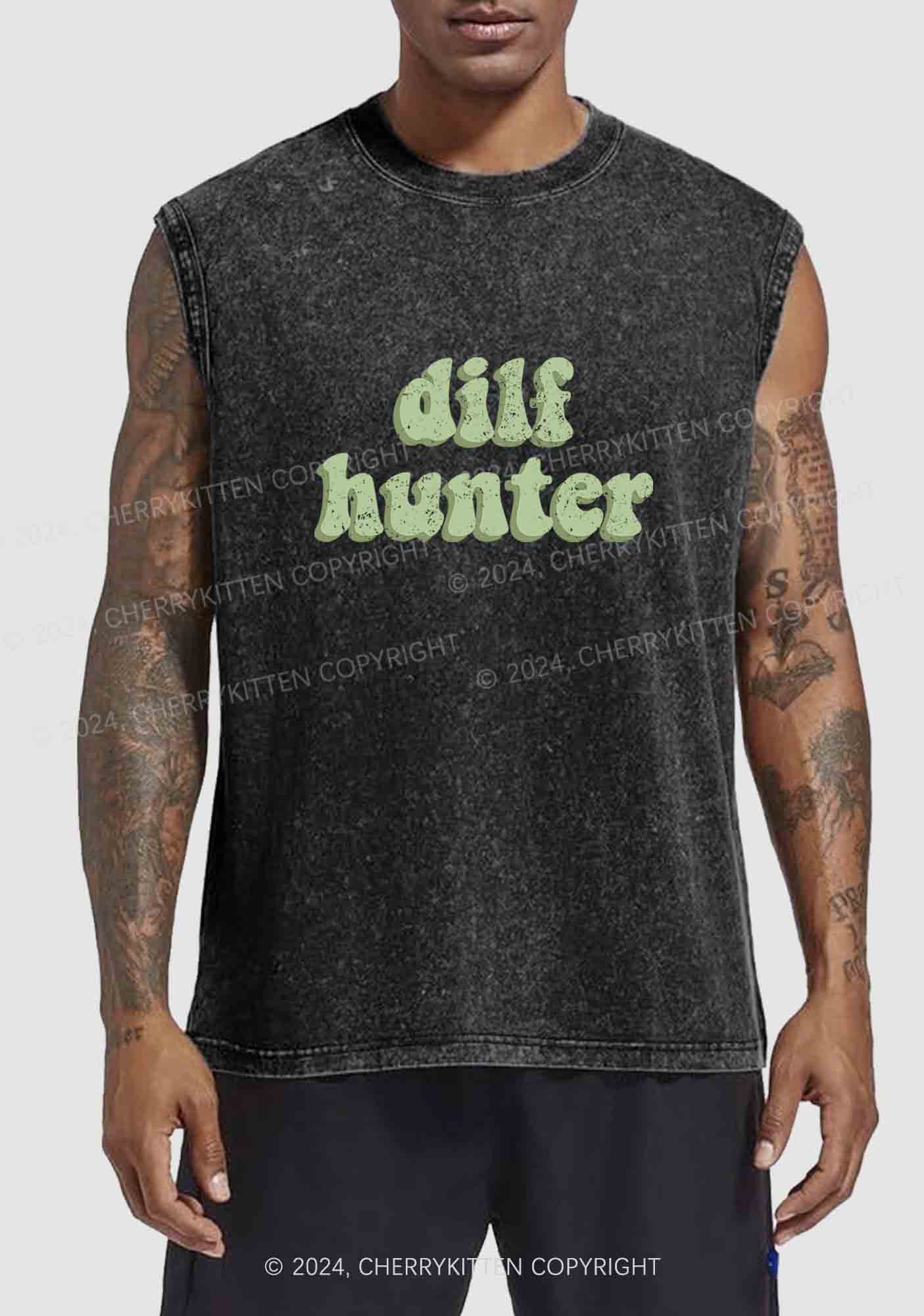 Green Hunter Y2K Washed Tank Cherrykitten - Image 2