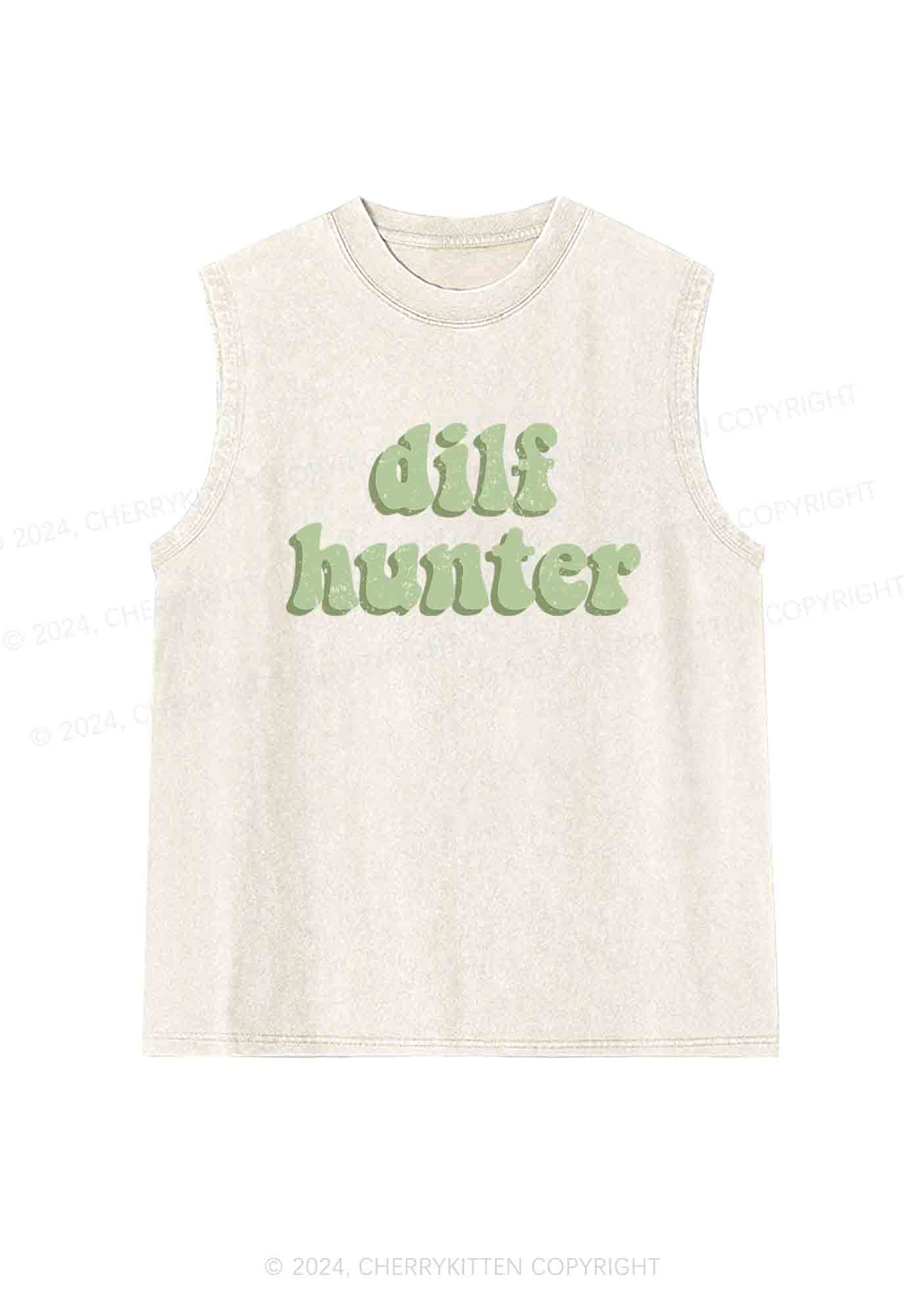 Green Hunter Y2K Washed Tank Cherrykitten - Image 4