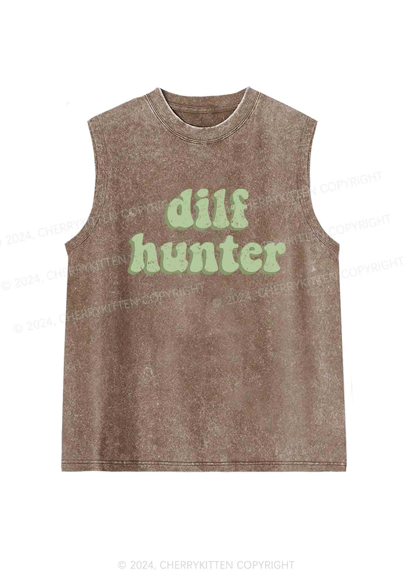 Green Hunter Y2K Washed Tank Cherrykitten - Image 5