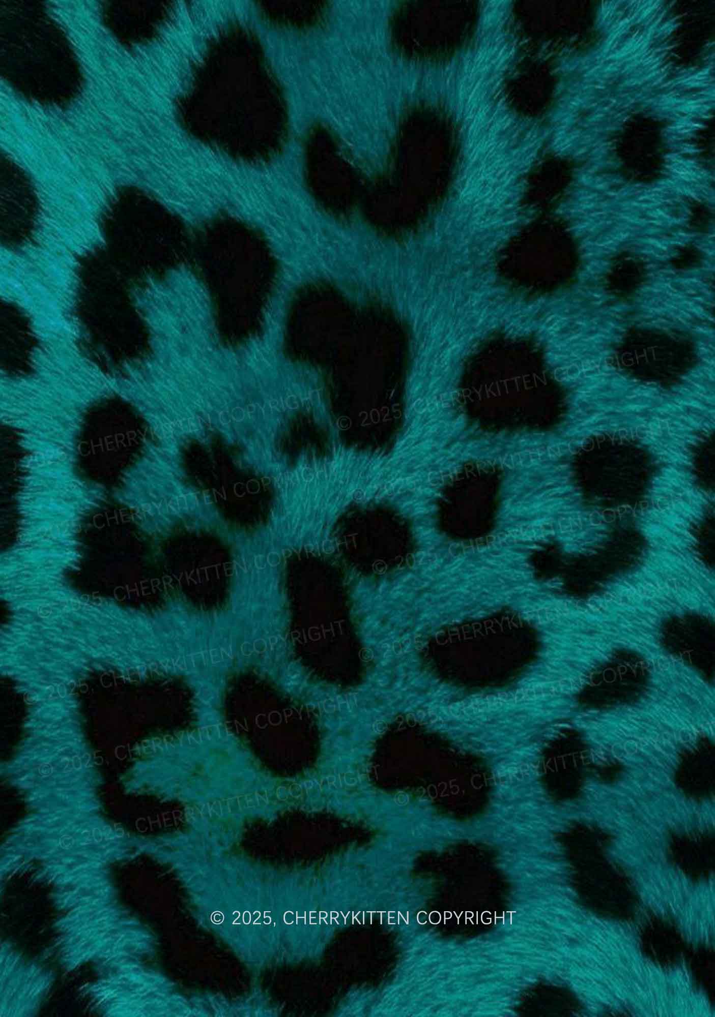 Green Leopard Y2K Print Mini Layered Skirt Cherrykitten - Image 2