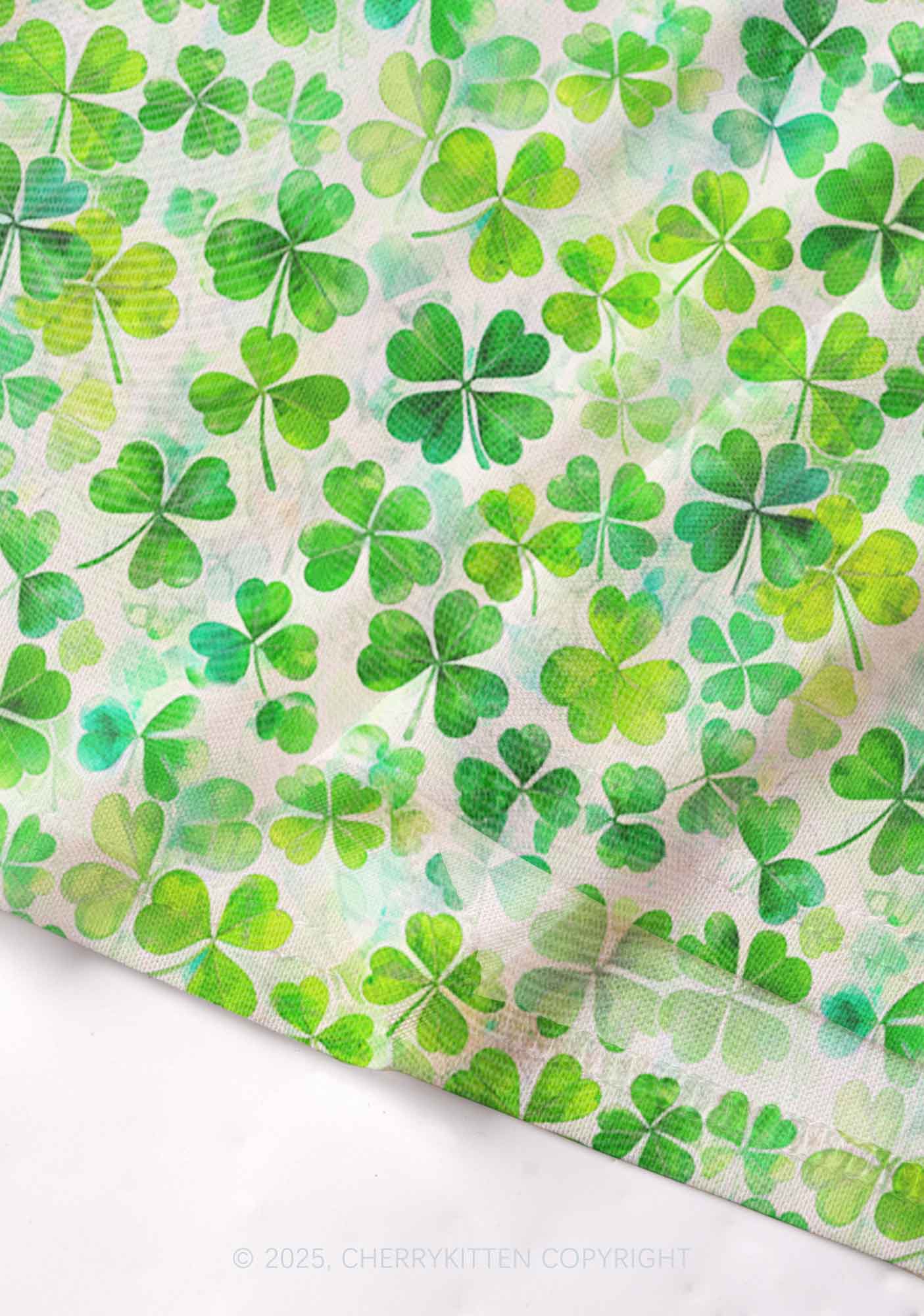 Green Shamrock Y2K Mesh Cami Tank Cherrykitten - Image 4