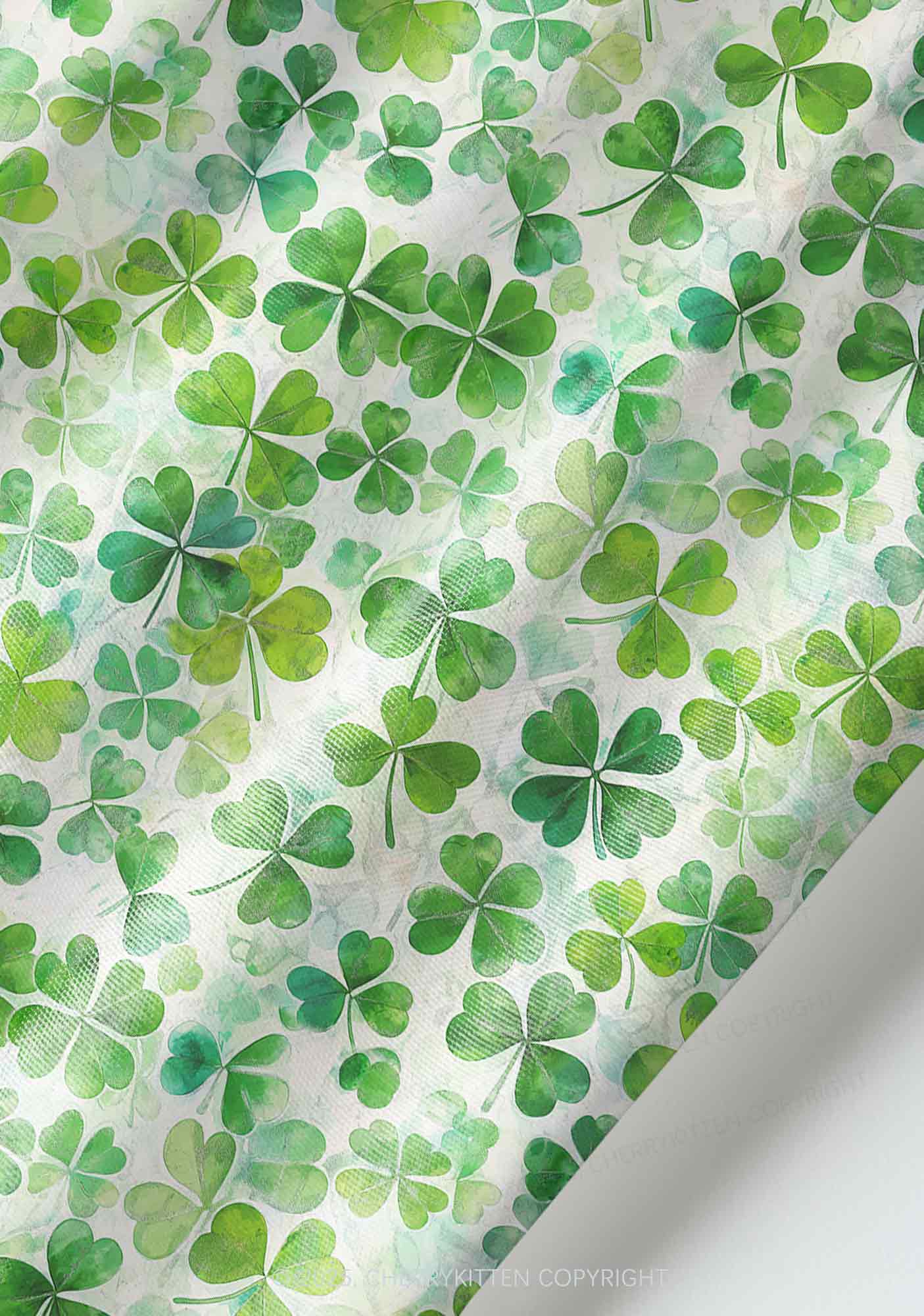 Green Shamrock Y2K Pet Shirts Cherrykitten - Image 5