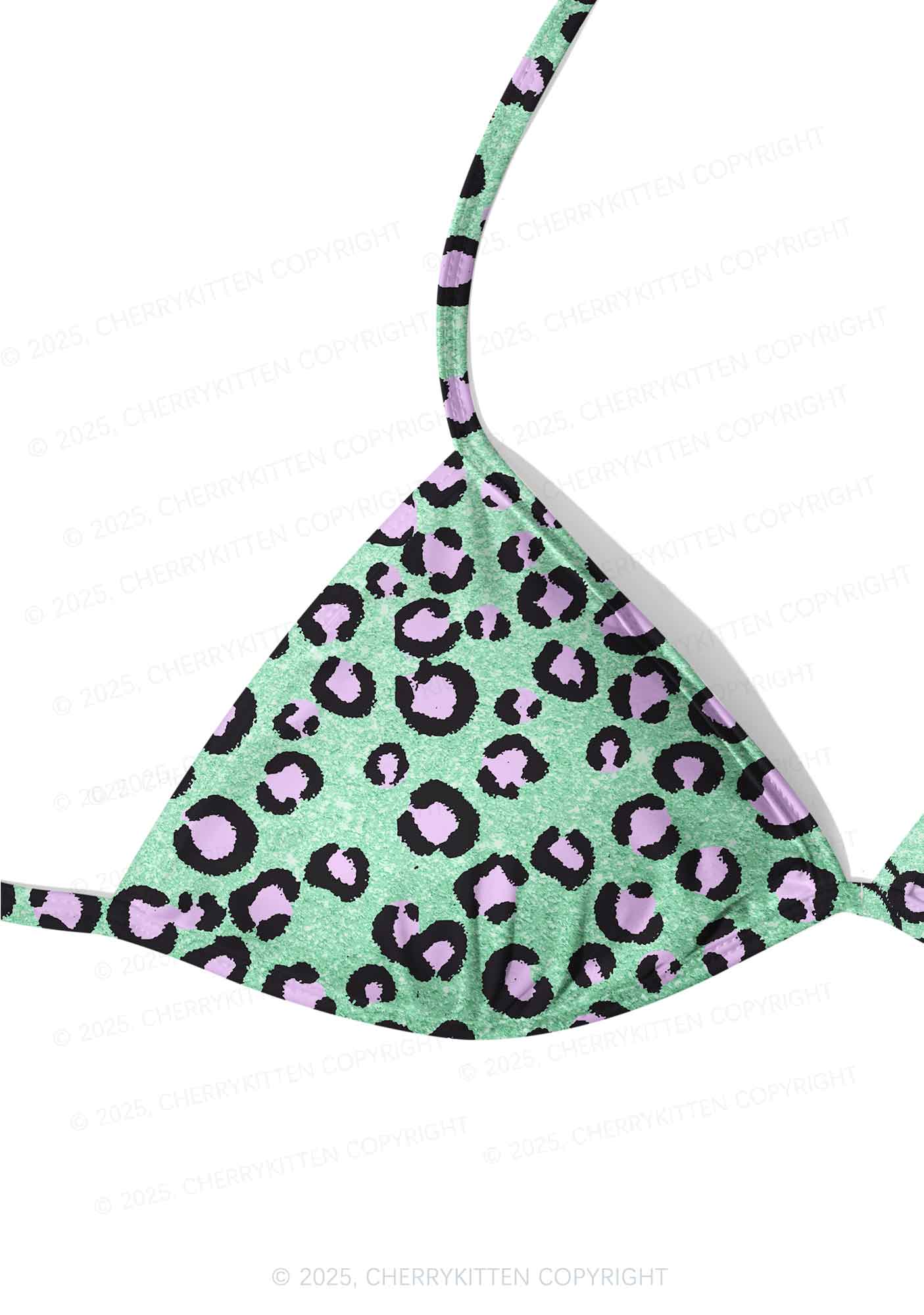 Green Zebra Pink Leopard Y2K Print Bikini Set Cherrykitten - Image 4