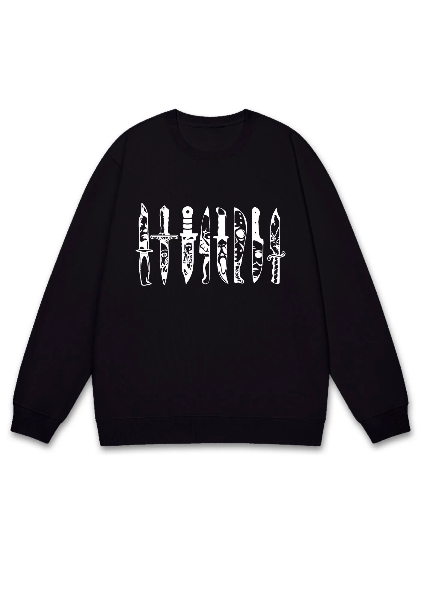 Grimace Daggers Halloween Y2K Sweatshirt Cherrykitten - Image 2