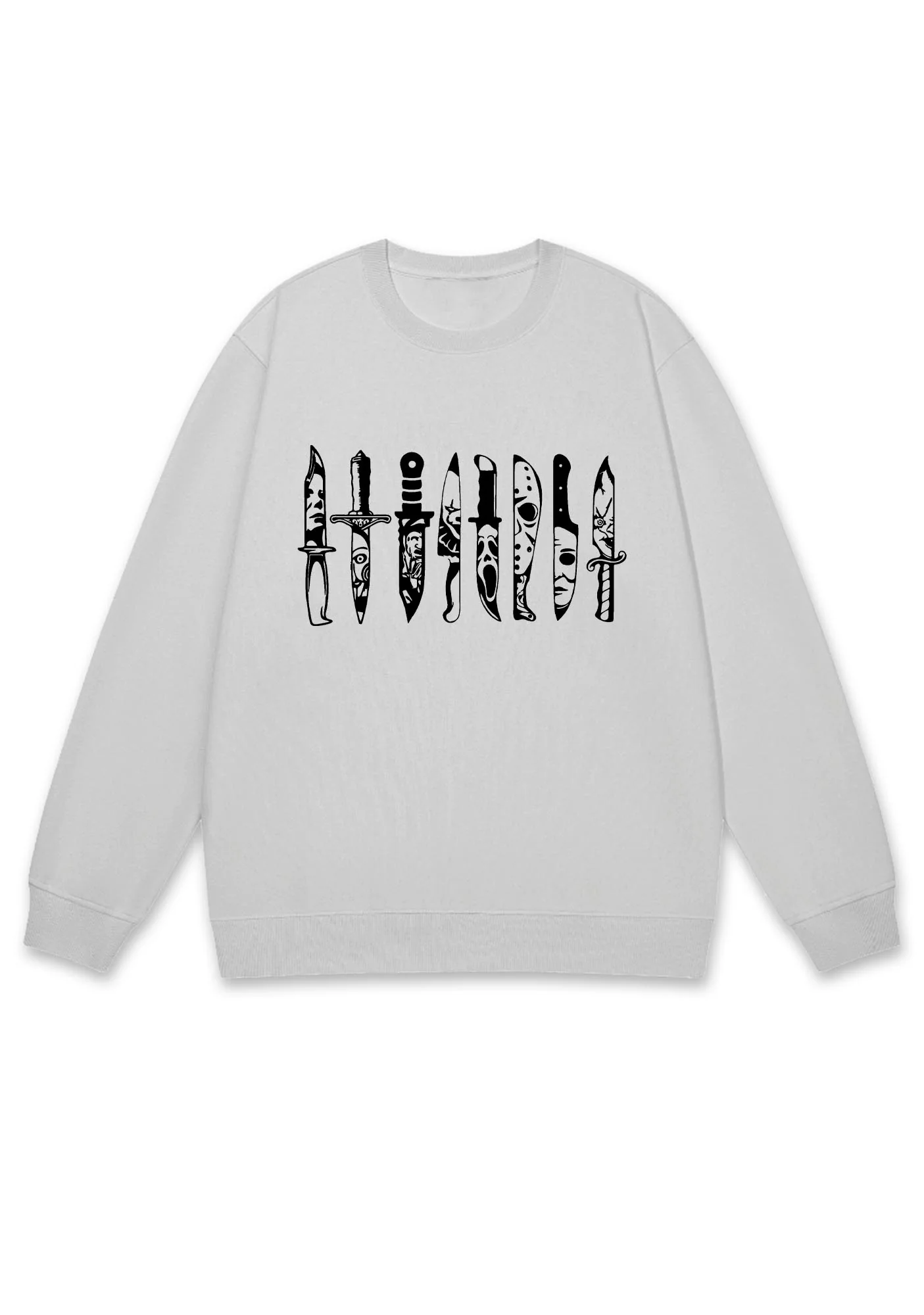 Grimace Daggers Halloween Y2K Sweatshirt Cherrykitten - Image 3