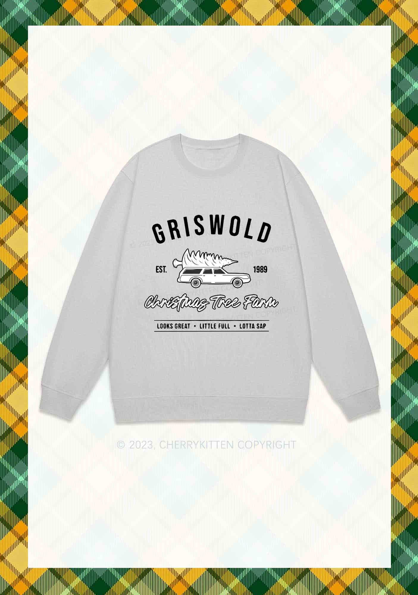 Griswold EST. 1989 Christmas Y2K Sweatshirt Cherrykitten - Image 5
