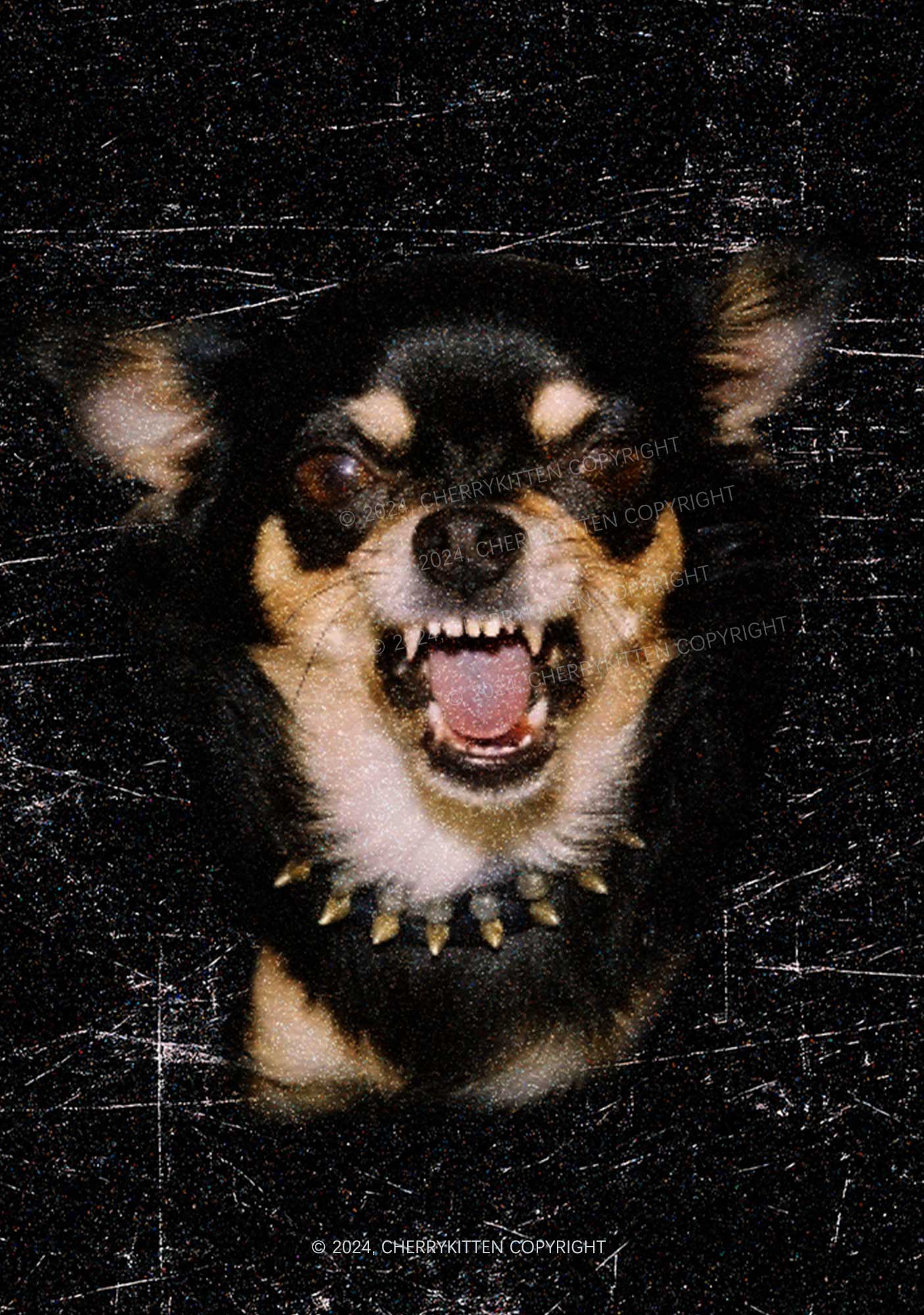Growling Puppy Y2K Phone Case Cherrykitten - Image 2