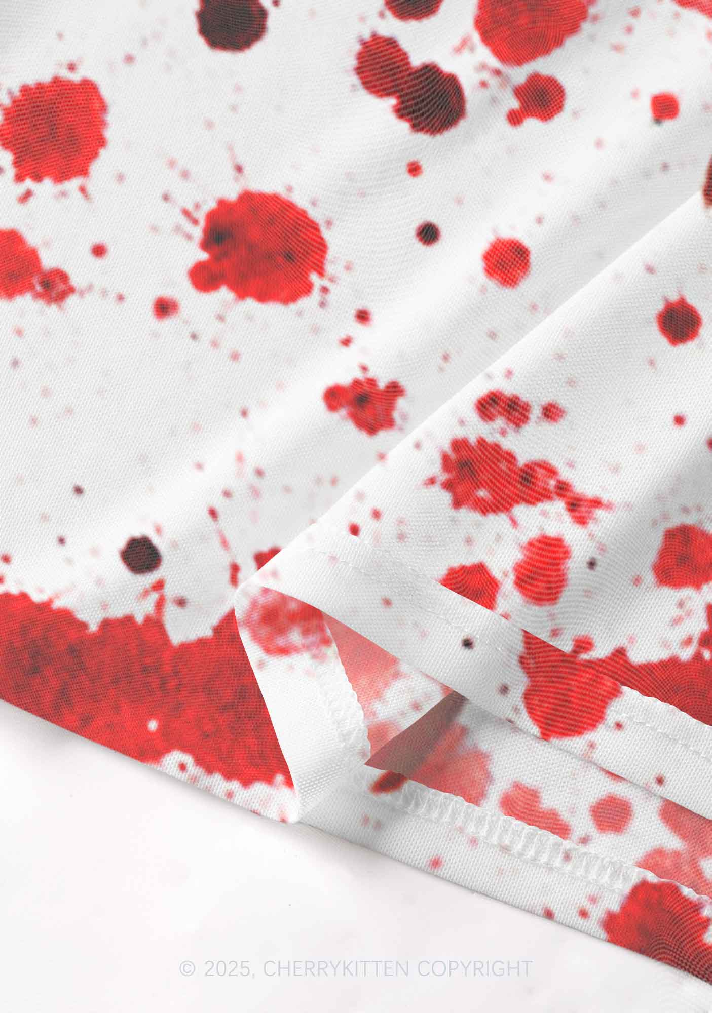 Halloween Bloody Ghost Y2K Mesh Cami Tank Cherrykitten - Image 4
