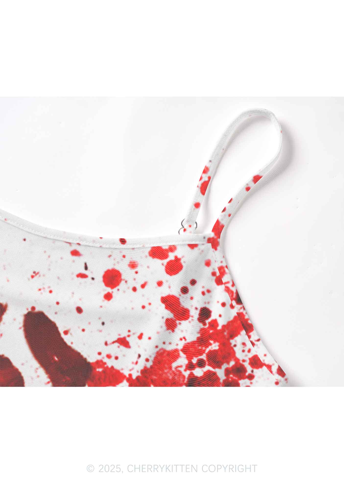 Halloween Bloody Ghost Y2K Mesh Cami Tank Cherrykitten - Image 5