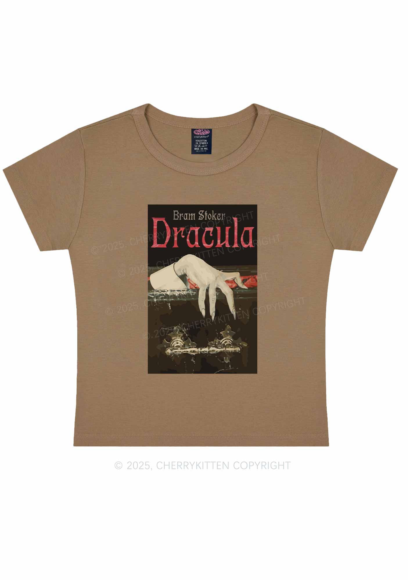 Halloween Creepy Claw Y2K Baby Tee Cherrykitten - Image 11