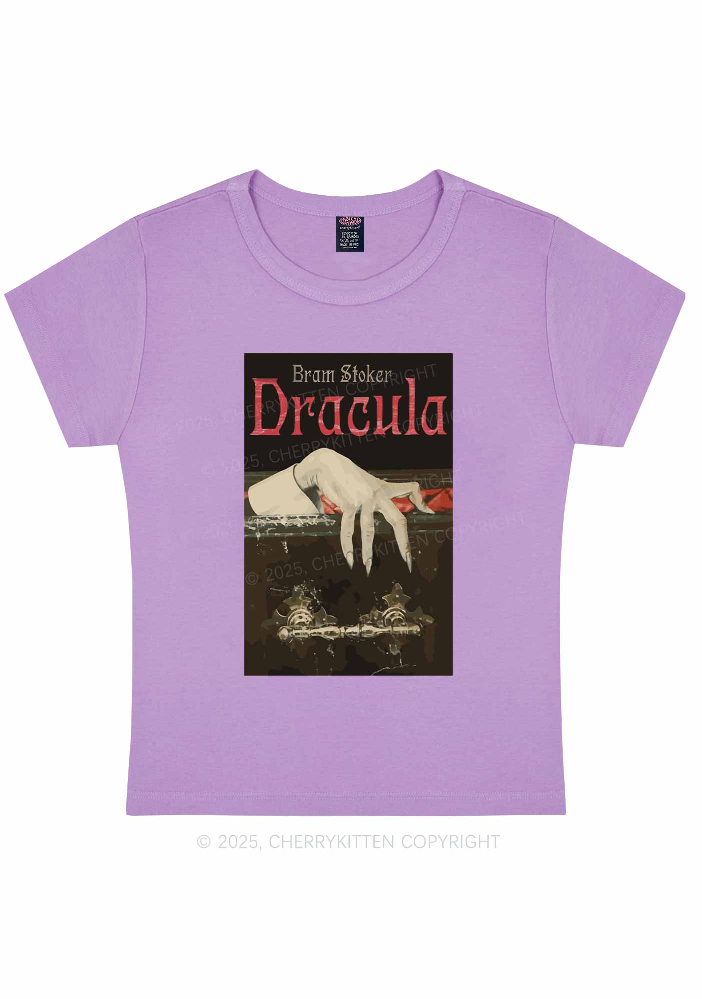 Halloween Creepy Claw Y2K Baby Tee Cherrykitten - Image 5