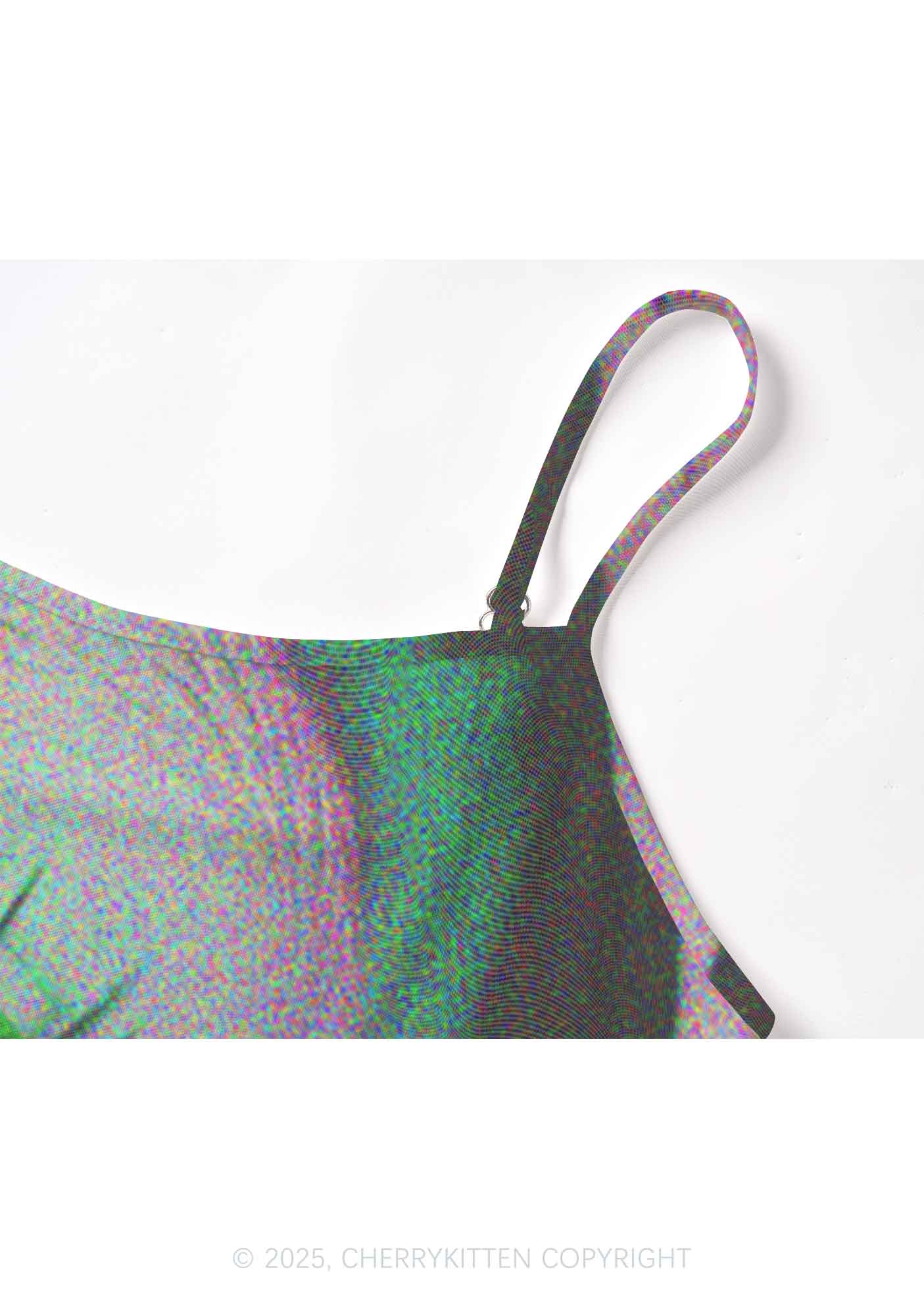 Halloween Cry Eye Y2K Mesh Cami Tank Cherrykitten - Image 5