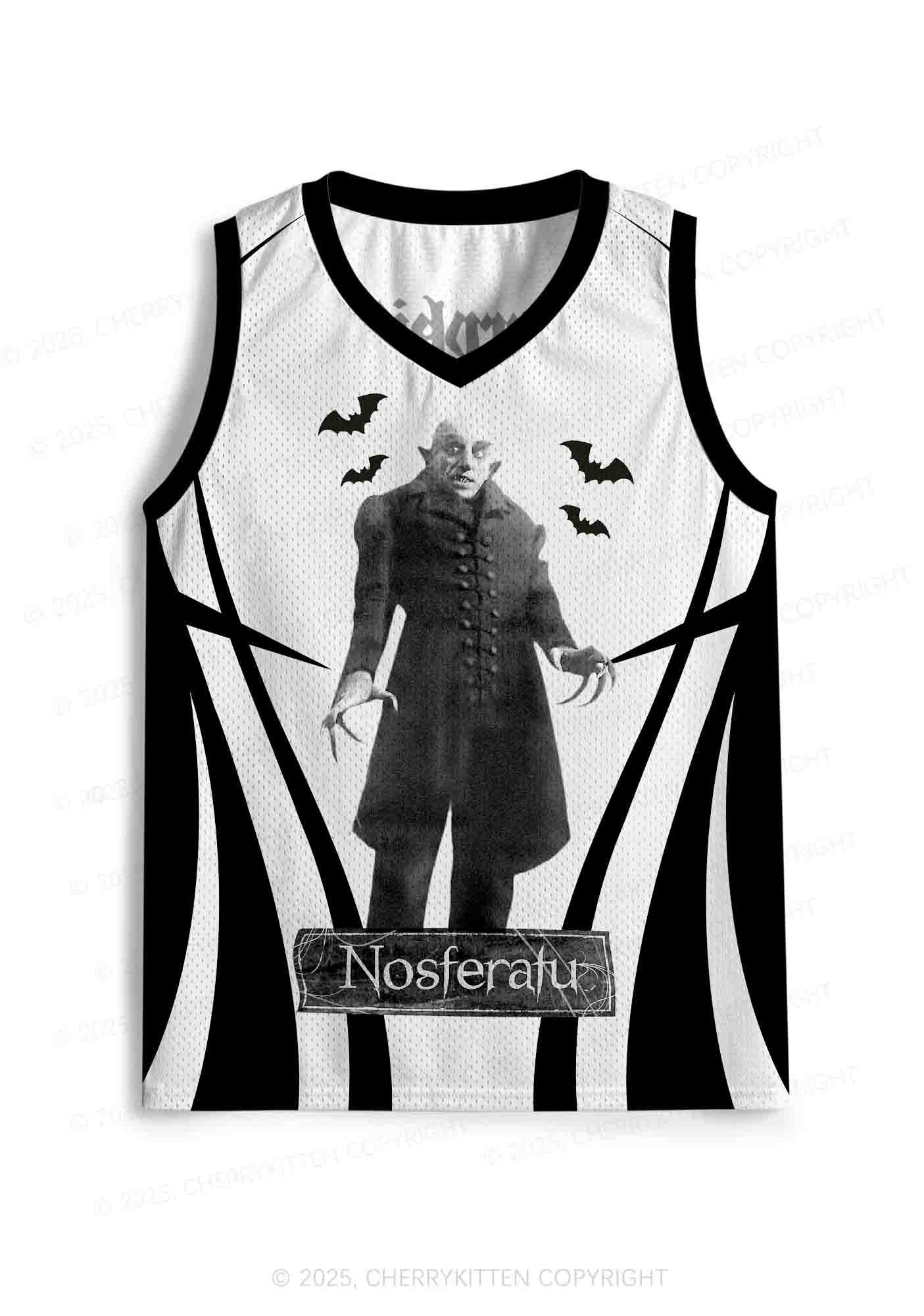 Halloween Custom Bat Monster Y2K Sport Jersey Tank Cherrykitten - Image 2