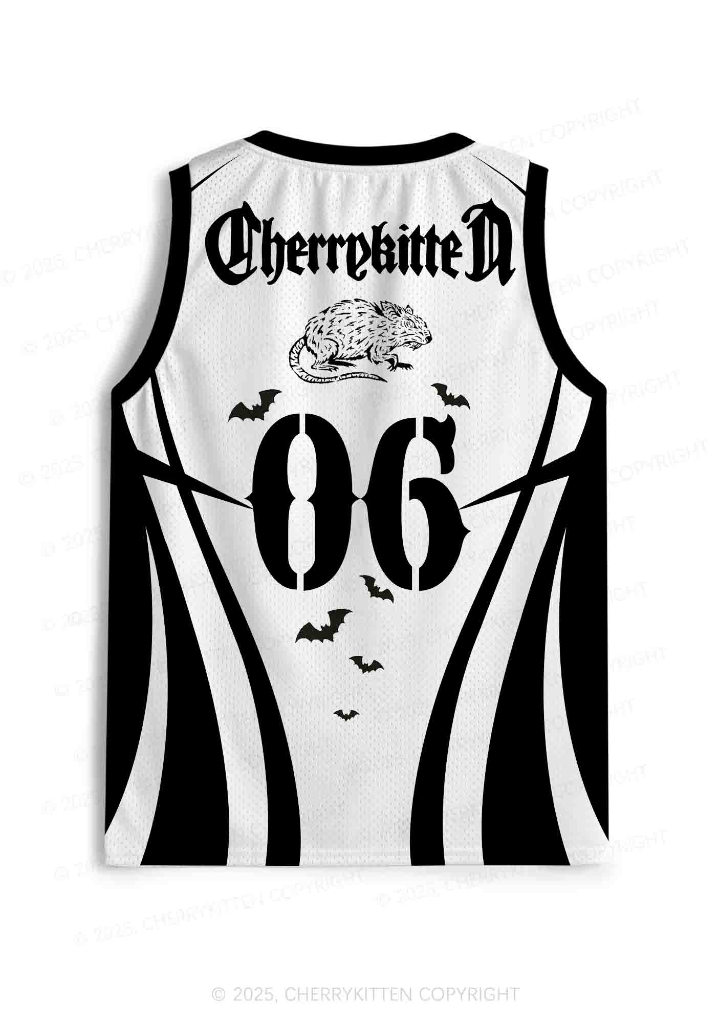 Halloween Custom Bat Monster Y2K Sport Jersey Tank Cherrykitten - Image 3
