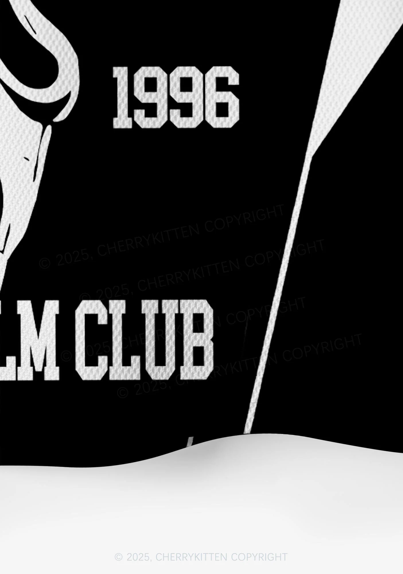 Halloween Custom Black Horror Club Y2K Crop Sport Jersey Shirts Cherrykitten - Image 4