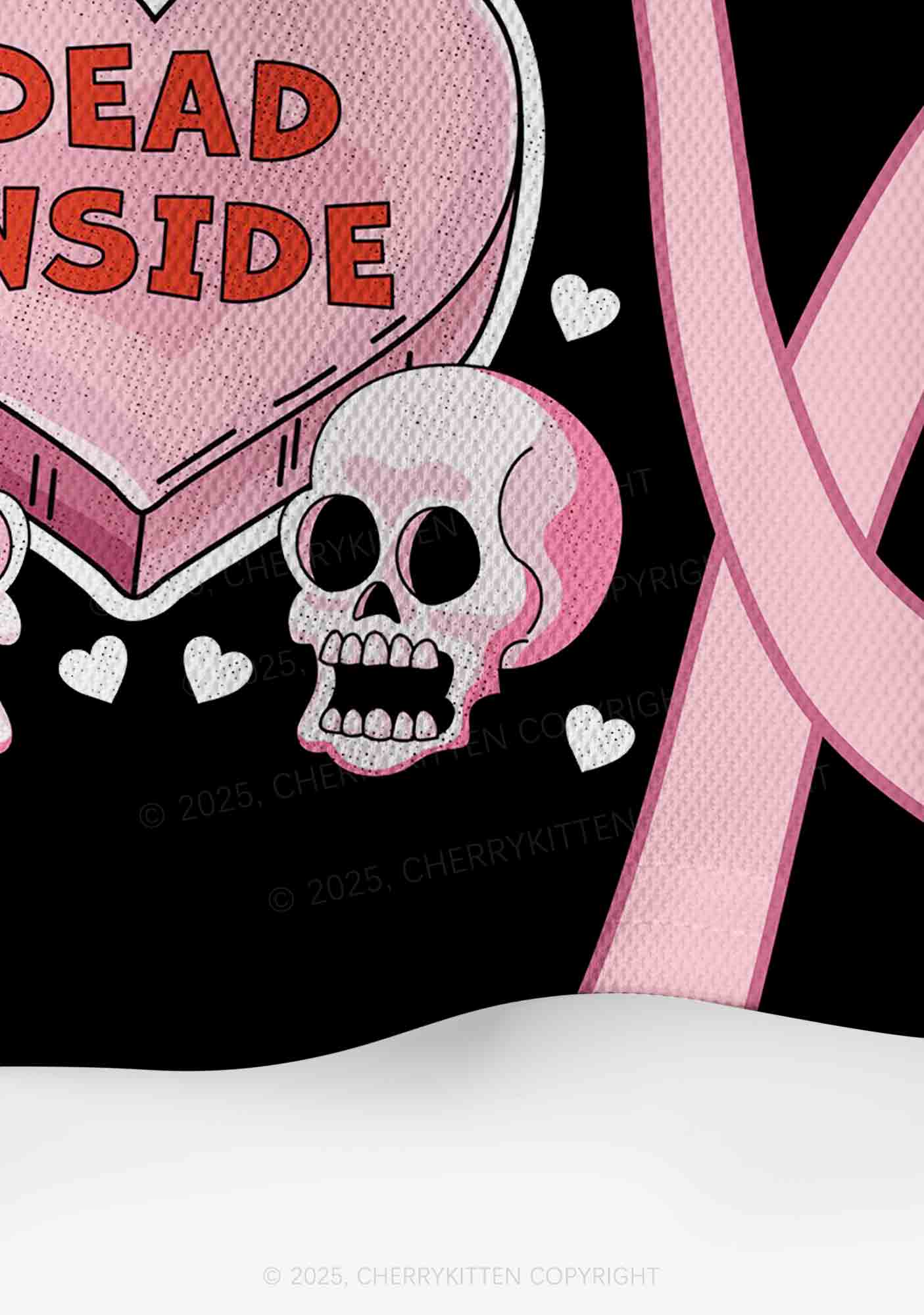 Halloween Custom Dead Inside Y2K Crop Sport Jersey Shirts Cherrykitten - Image 6