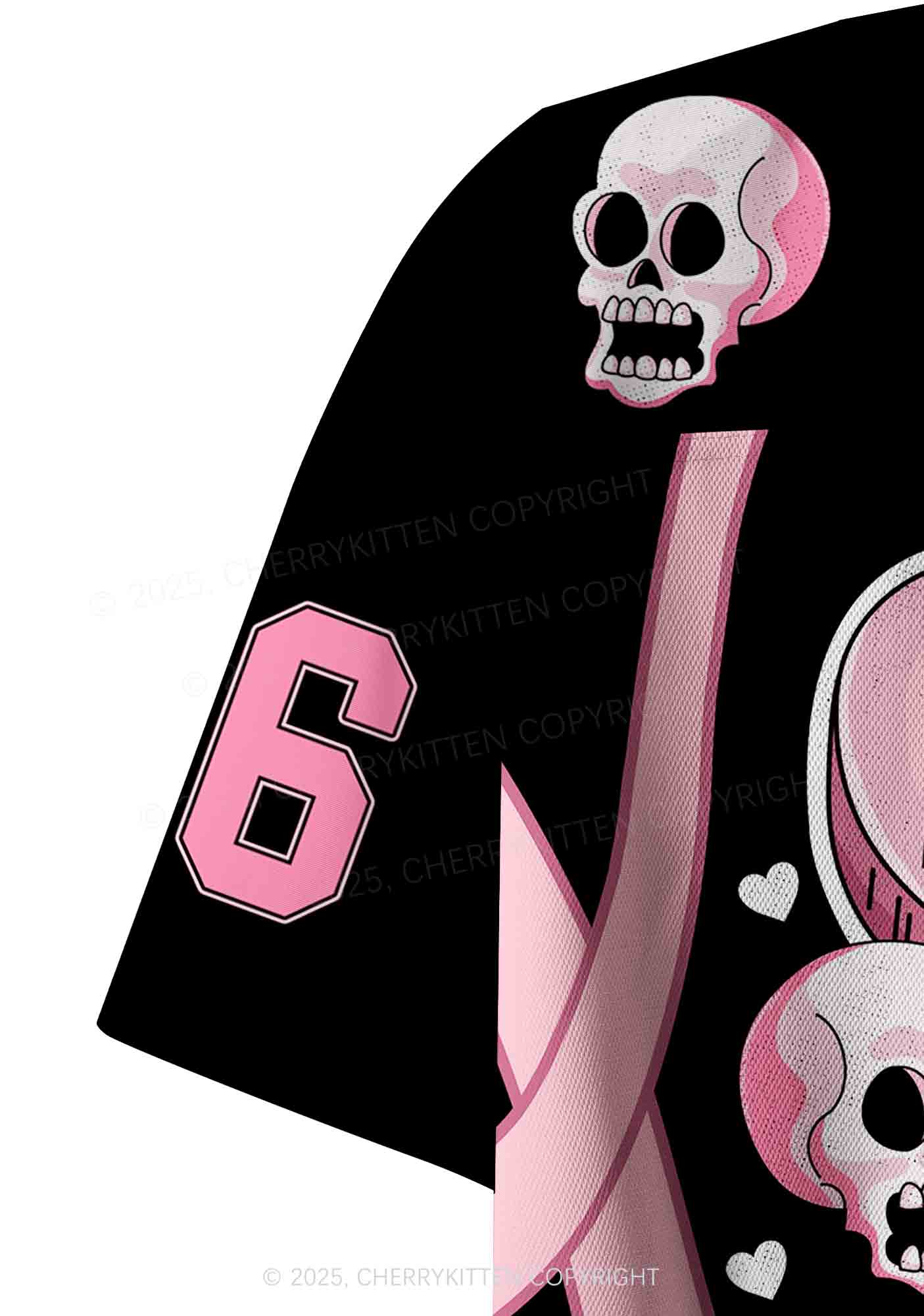 Halloween Custom Dead Inside Y2K Crop Sport Jersey Shirts Cherrykitten - Image 7