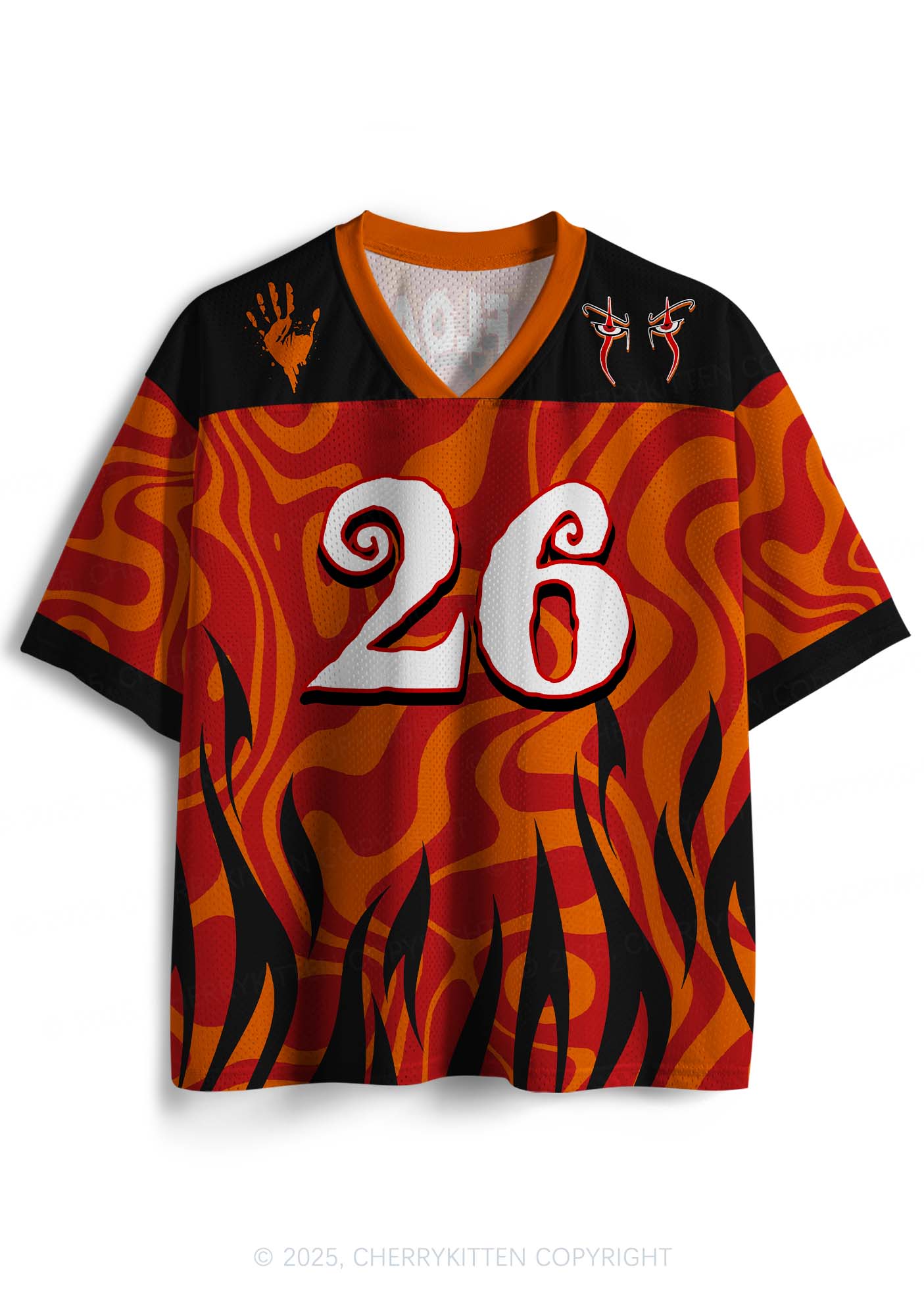 Halloween Custom Float Raccoon Y2K Sport Jersey Shirts Cherrykitten - Image 2