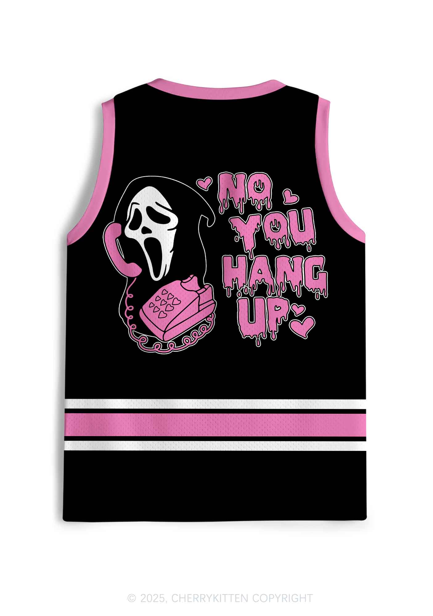 Halloween Custom Horror Call Y2K Sport Jersey Tank Cherrykitten - Image 3