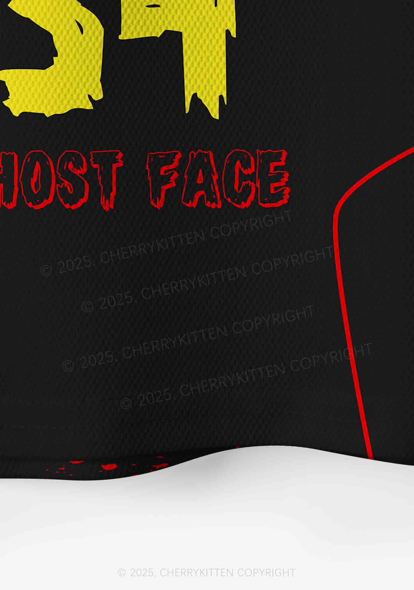 Halloween Custom Horror Ghost Y2K Crop Sport Jersey Shirts Cherrykitten - Image 6