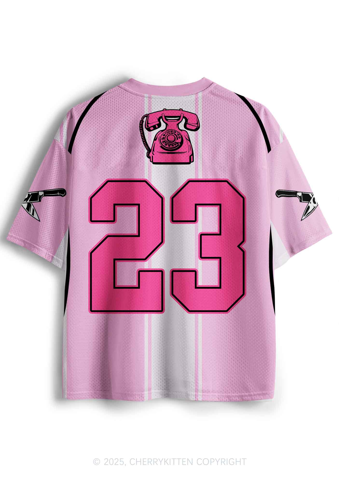 Halloween Custom Horror Hang Up Frist Y2K Sport Jersey Shirts Cherrykitten - Image 2