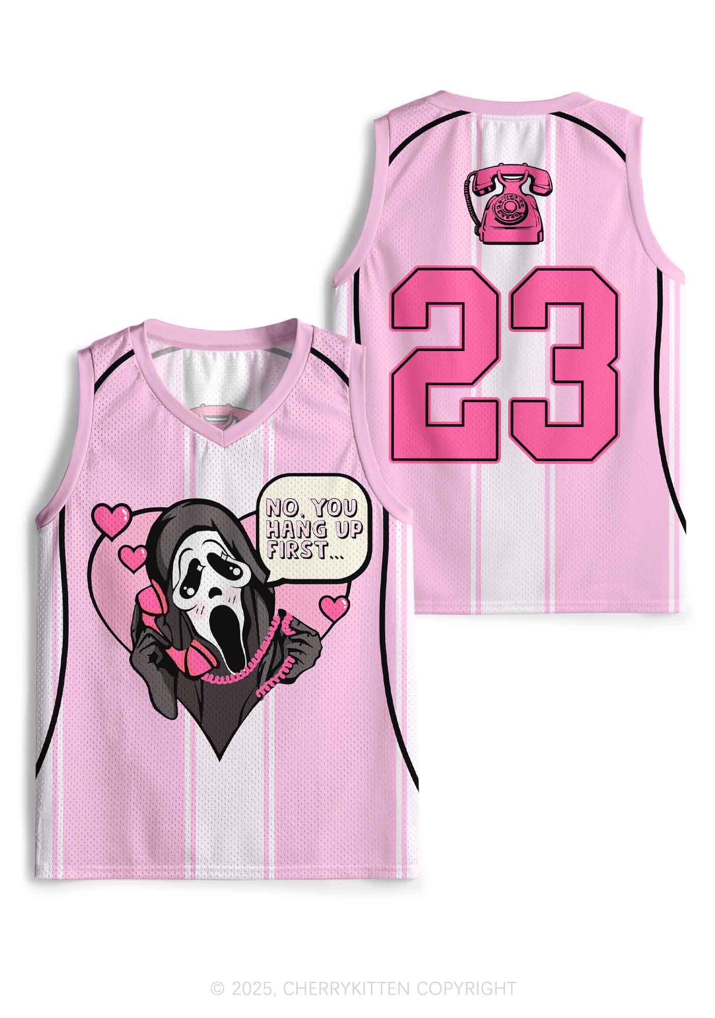 Halloween Custom Horror Hang Up Frist Y2K Sport Jersey Tank Cherrykitten - Image 3