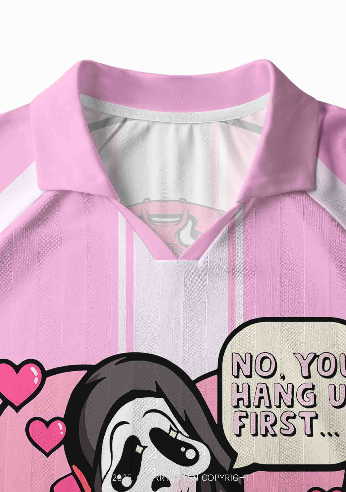 Halloween Custom Horror Hang Up Frist Y2K Sport Long Sleeve Jersey Shirts Cherrykitten - Image 4